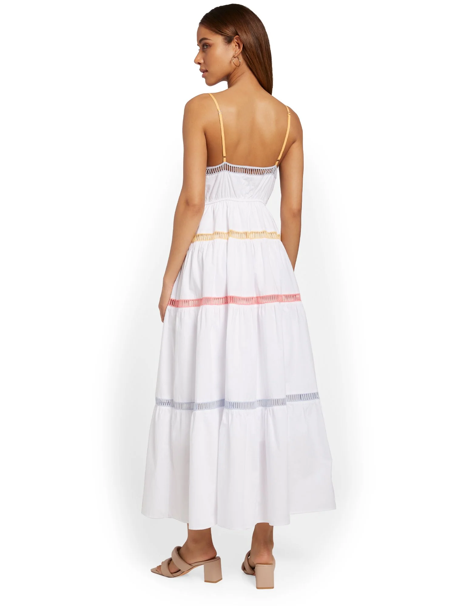 Endless Blu Colorblock-Stripe Tiered Maxi Dress - Brands We Love - Image 3