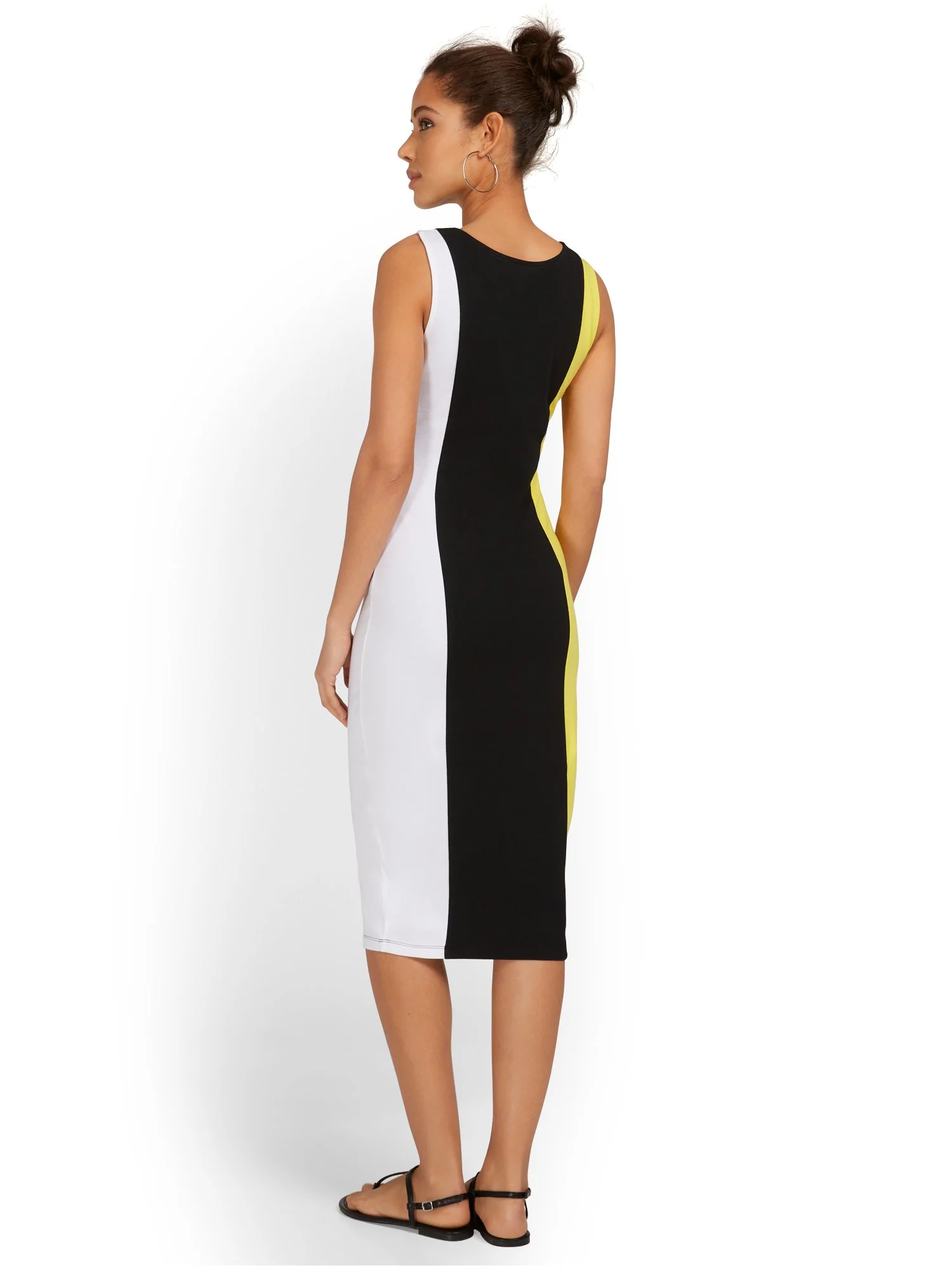 Colorblock Tank Midi Dress - Everyday Collection - Image 3