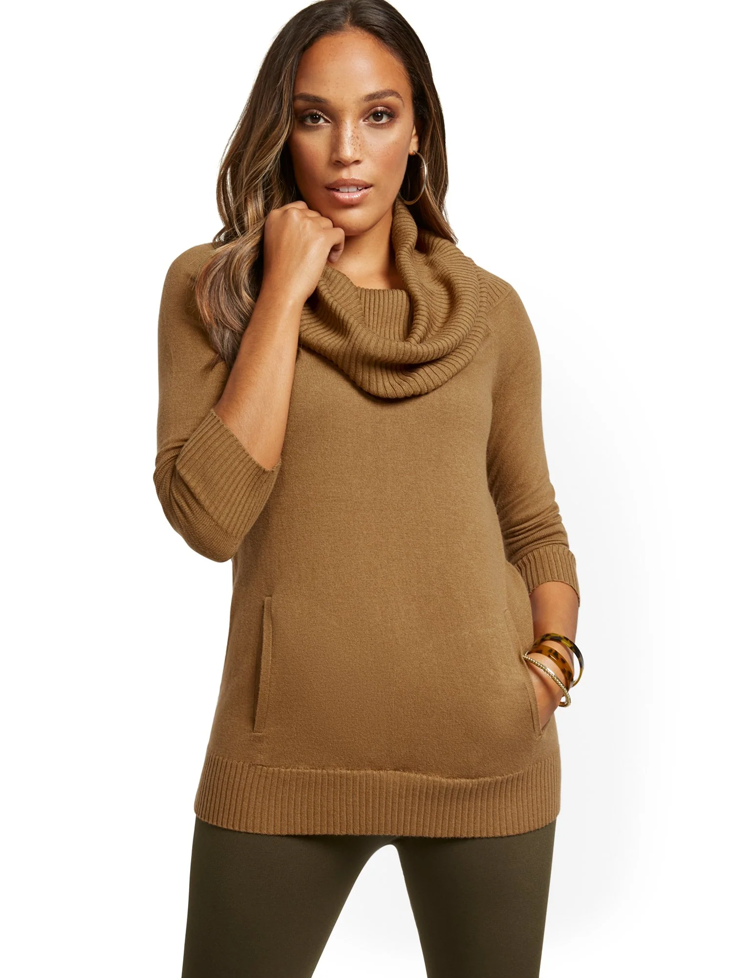 Convertible Cowl-Neck Sweater - Image 5