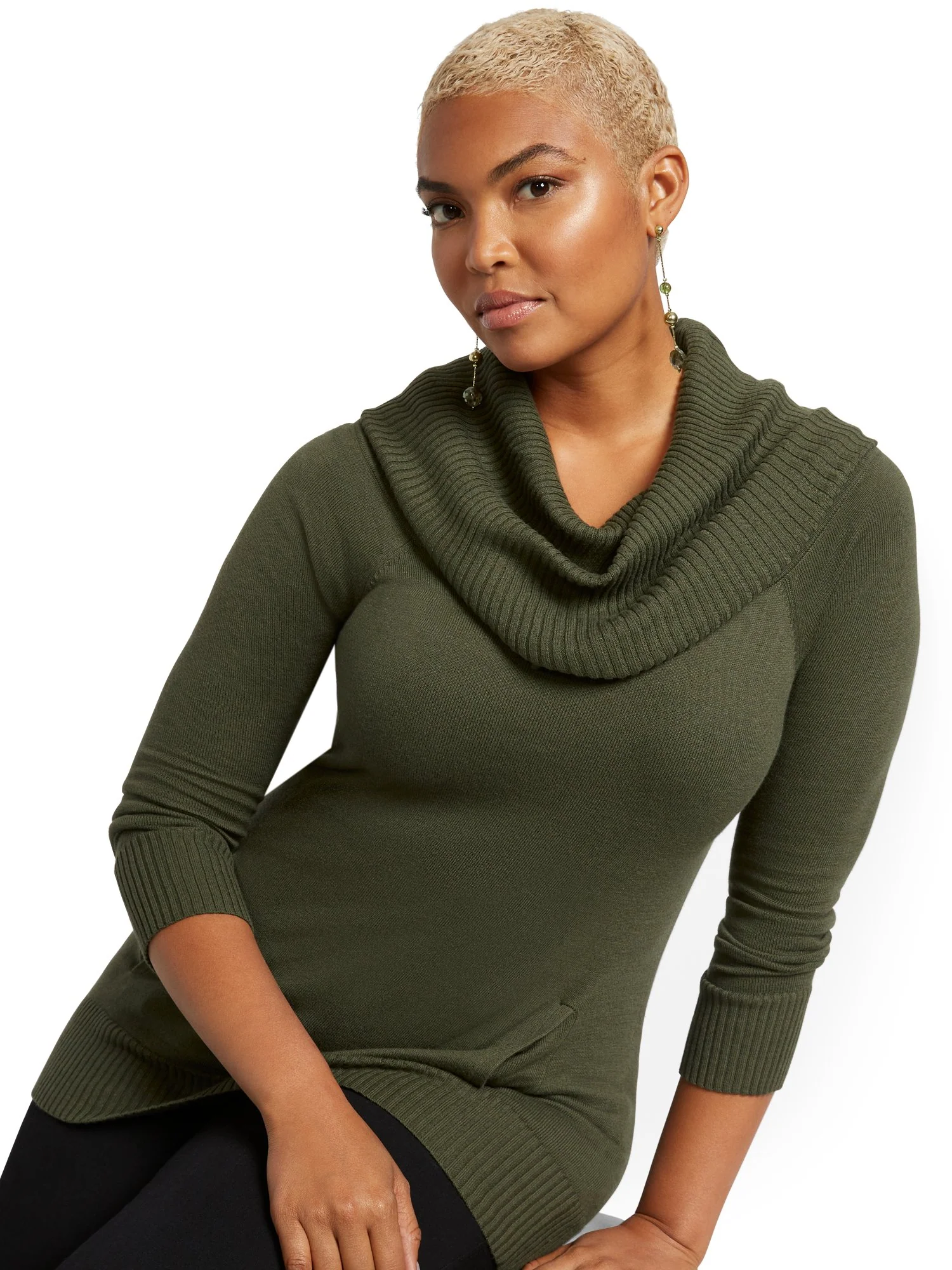 Convertible Cowl-Neck Sweater - Image 8