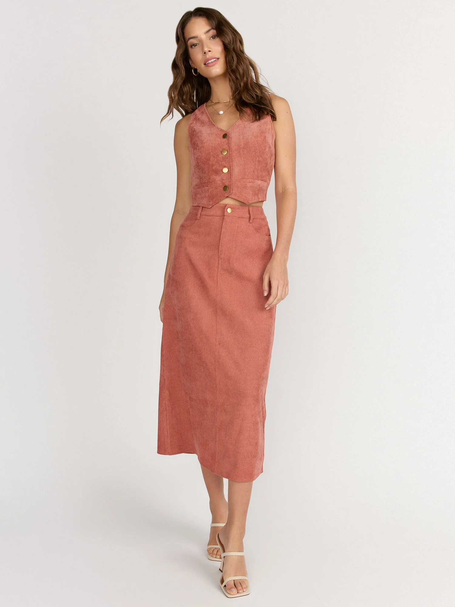 Gilli Corduroy Button Down Vest - Brands We Love - Image 2