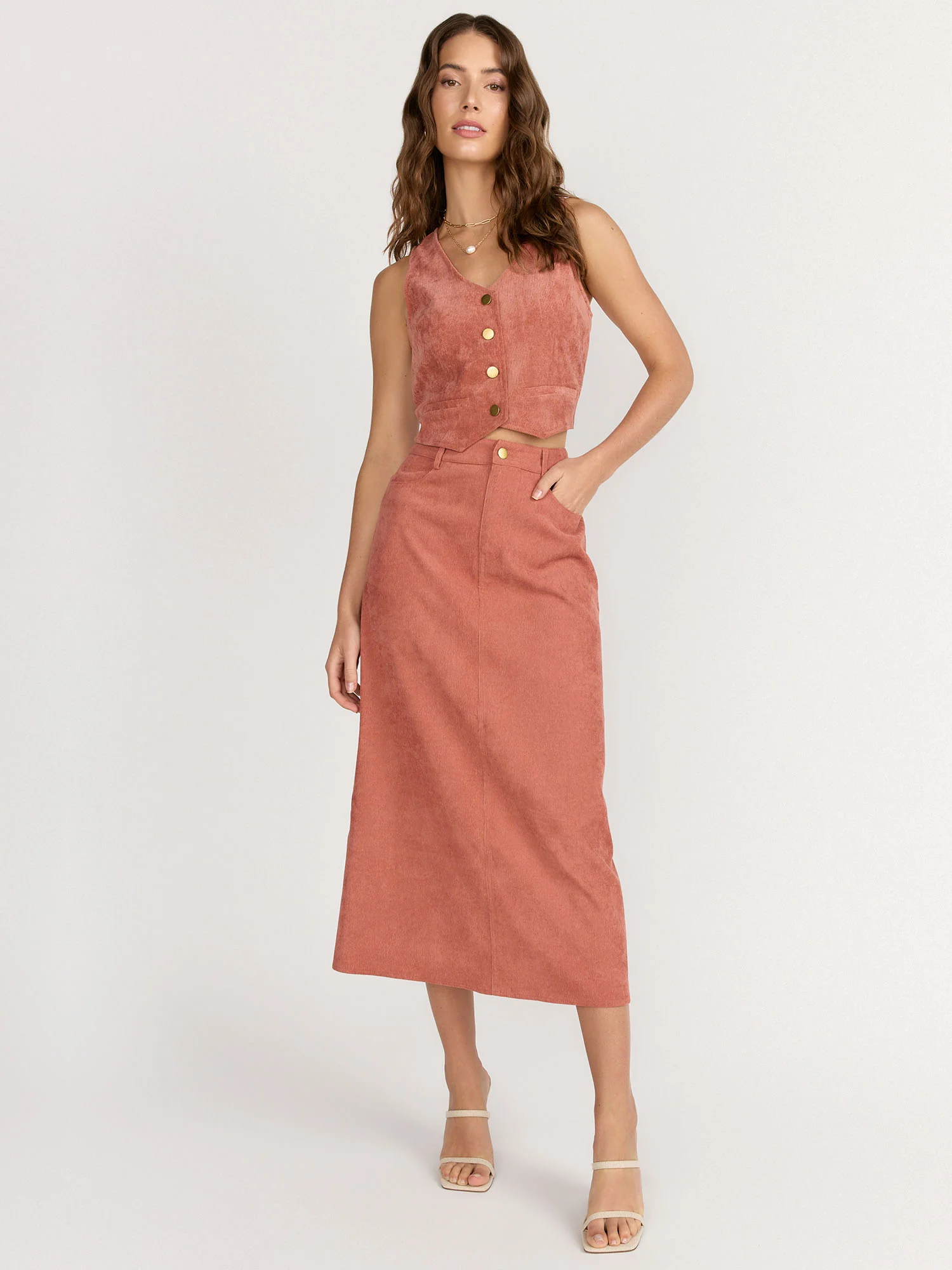 Gilli Corduroy Midi Skirt - Brands We Love - Image 2