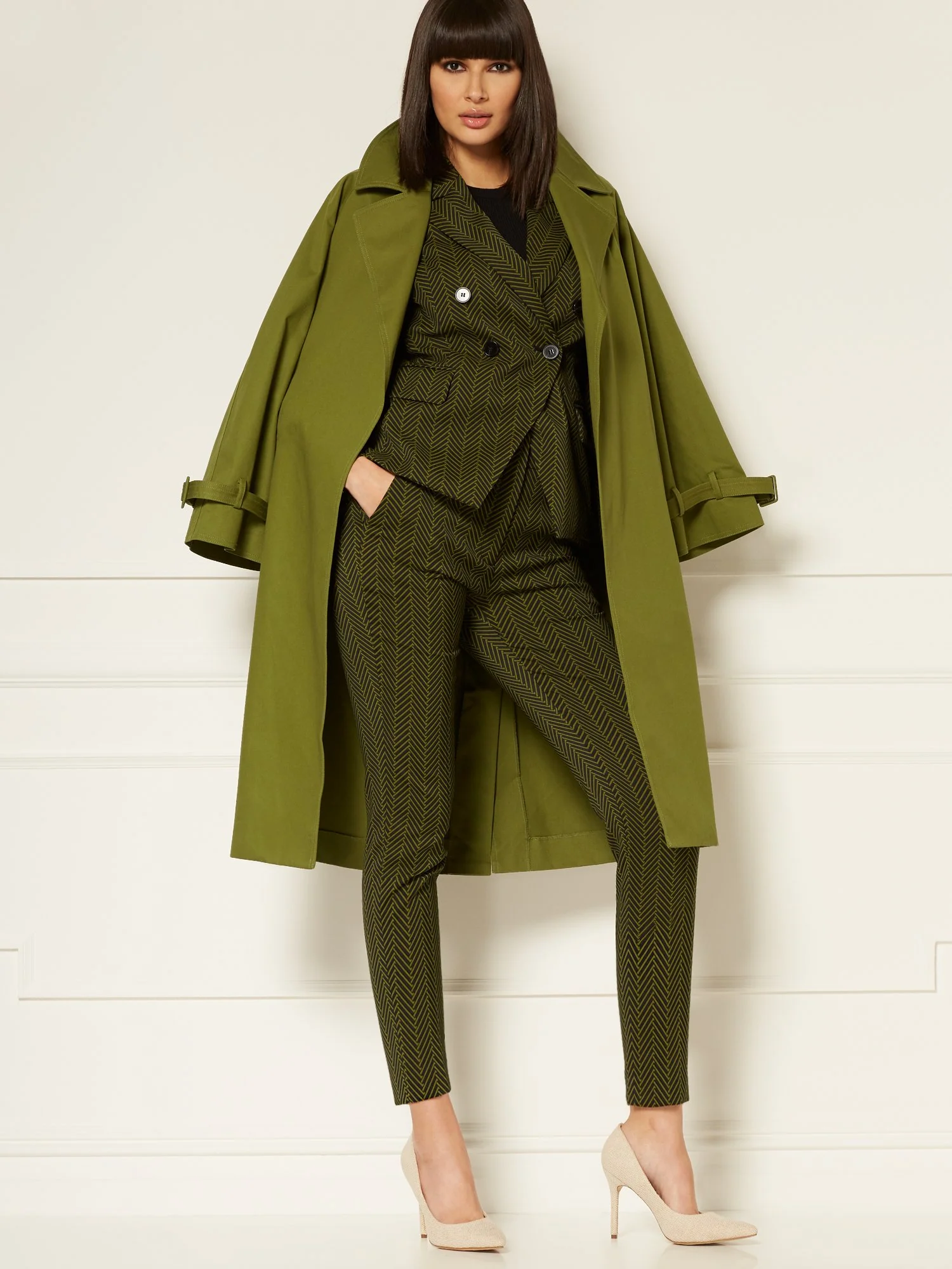 Coretta Trench Coat - Eva Mendes Collection - Image 2