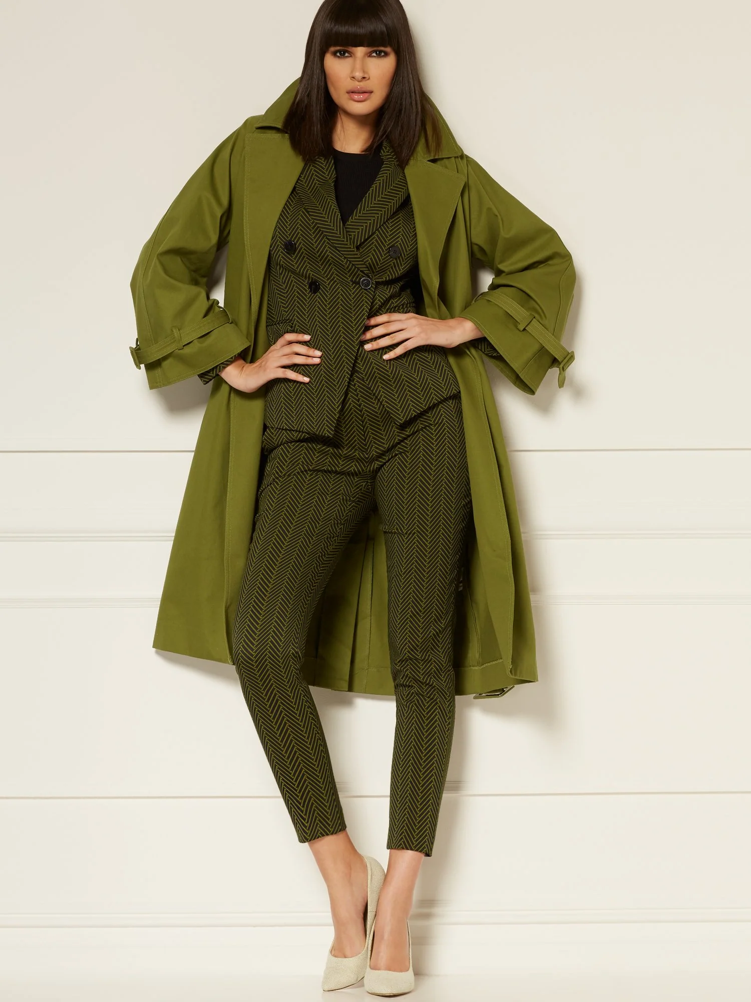 Coretta Trench Coat - Eva Mendes Collection - Image 5