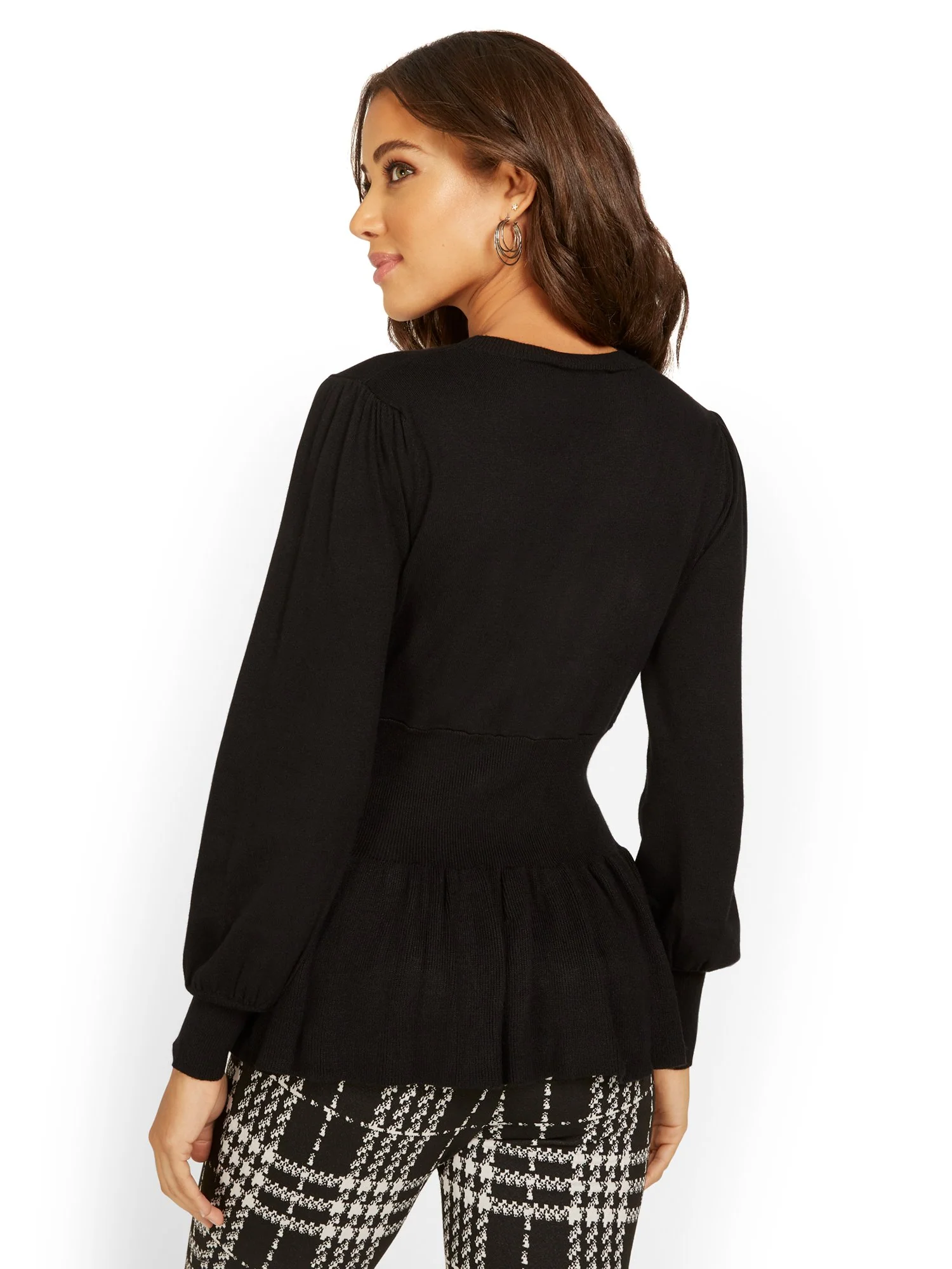 Corset-Waist Sweater - Image 3