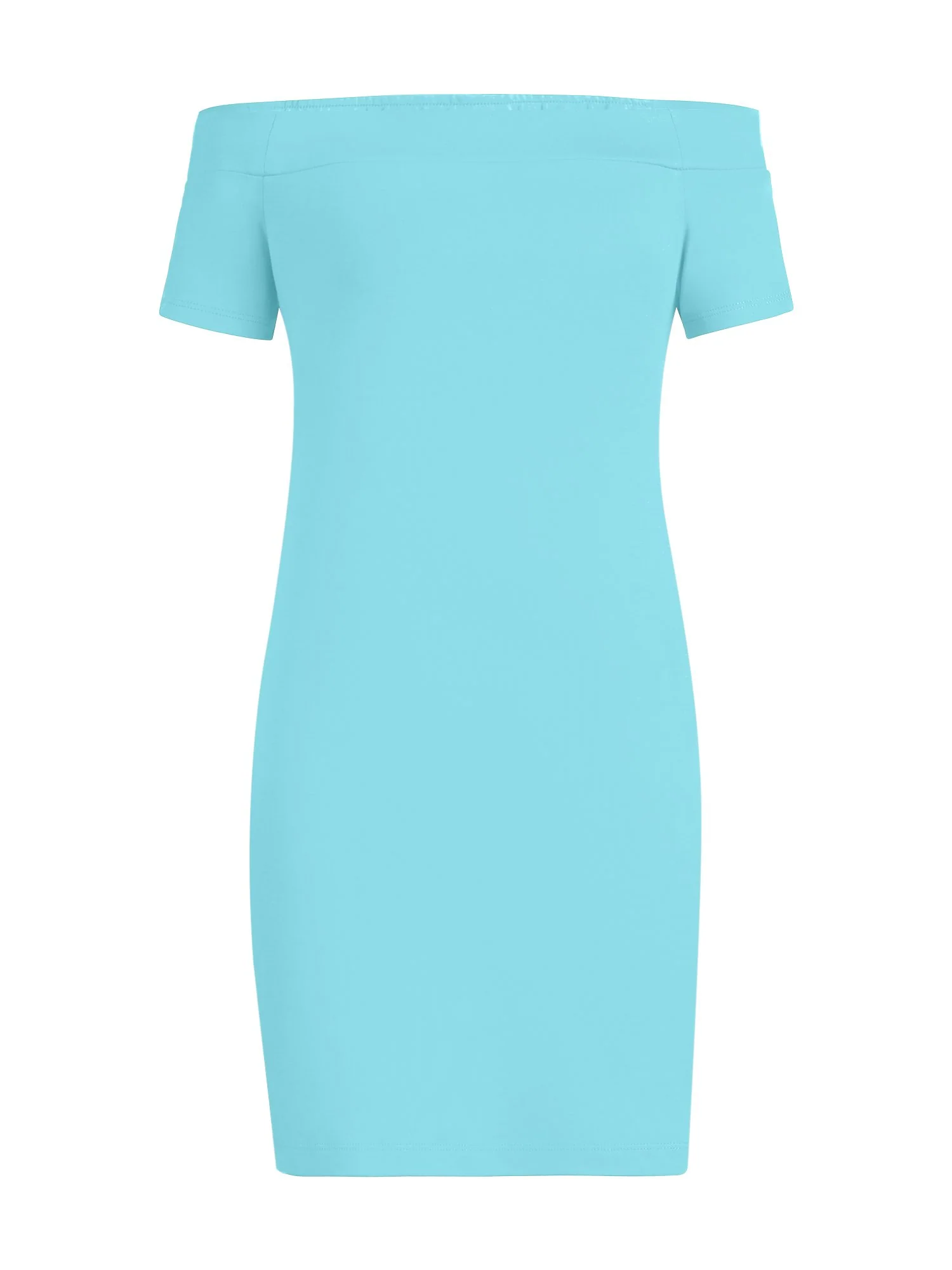 Cotton Off-The-Shoulder Shift Dress - Image 7