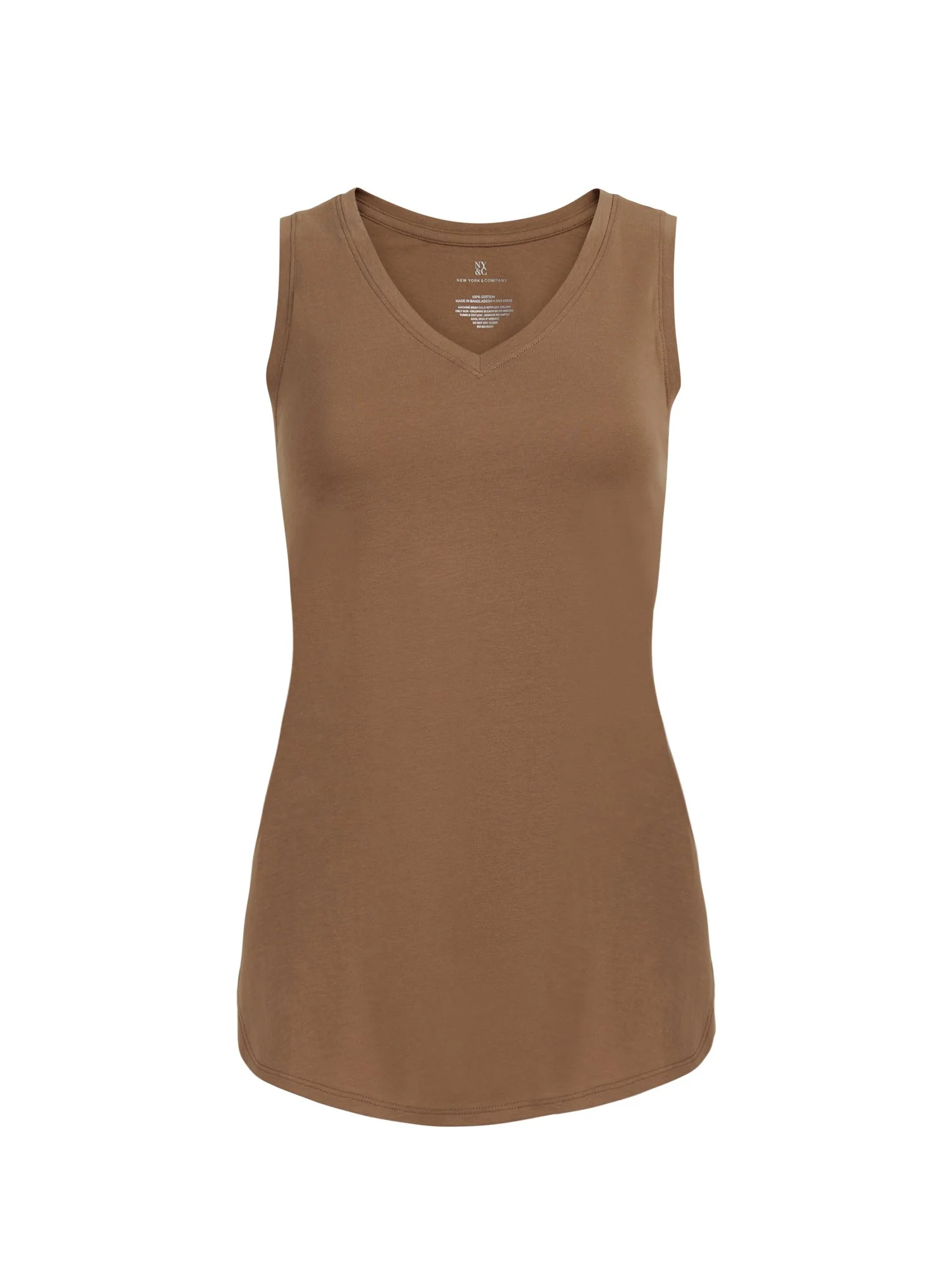 Cotton V-Neck Tank Top - Image 11
