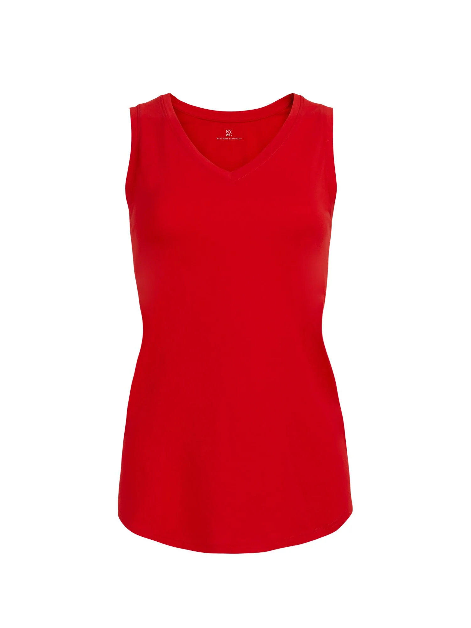 Cotton V-Neck Tank Top - Image 8