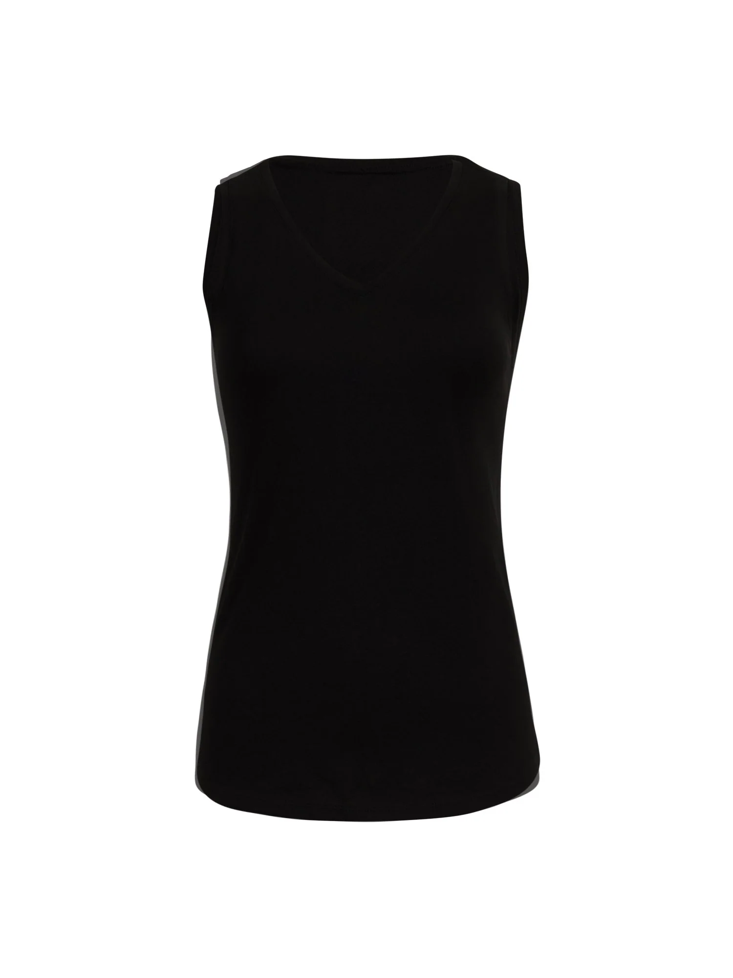 Cotton V-Neck Tank Top - Image 3