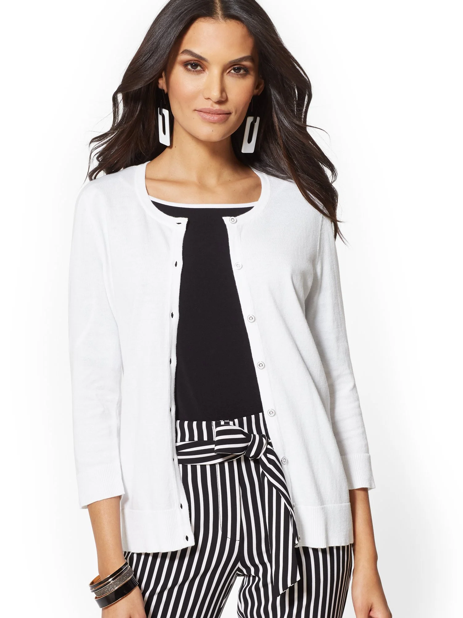Crewneck Chelsea Cardigan - 7th Avenue - Image 6