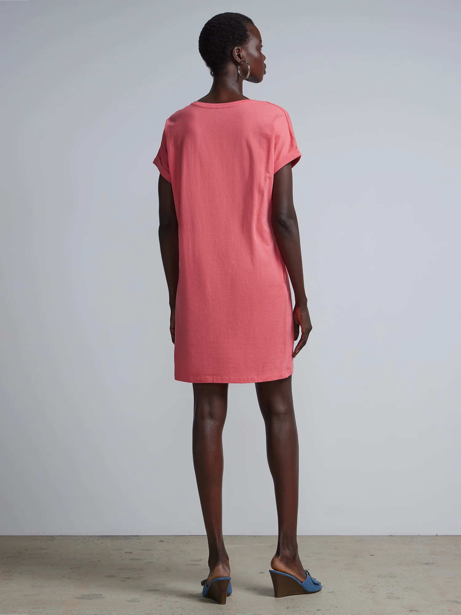 Crewneck Perfect Tee Dress - Image 40