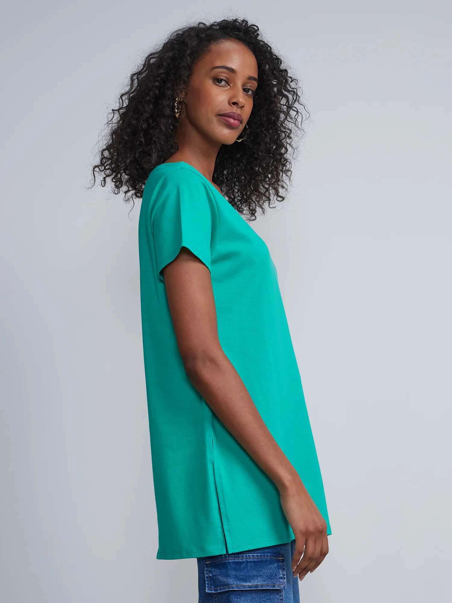 Criss-Cross Front Tunic Top - Image 10