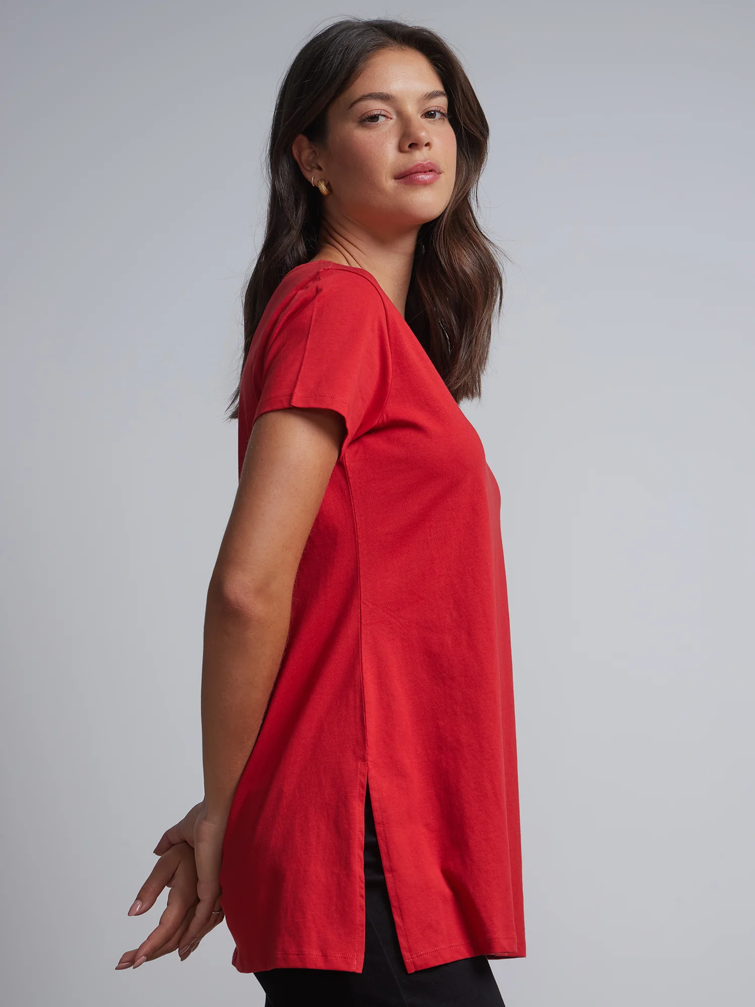 Criss-Cross Front Tunic Top - Image 14