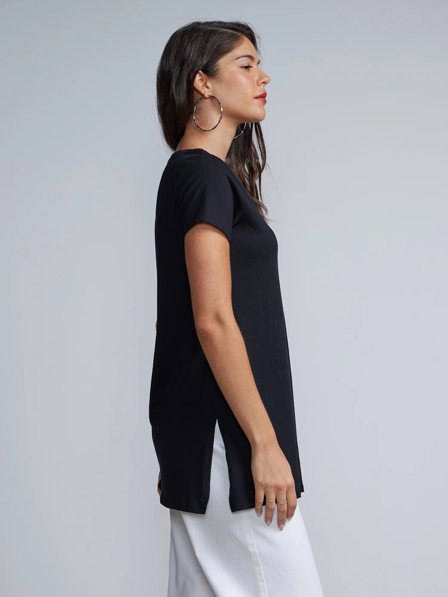 Criss-Cross Front Tunic Top - Image 2
