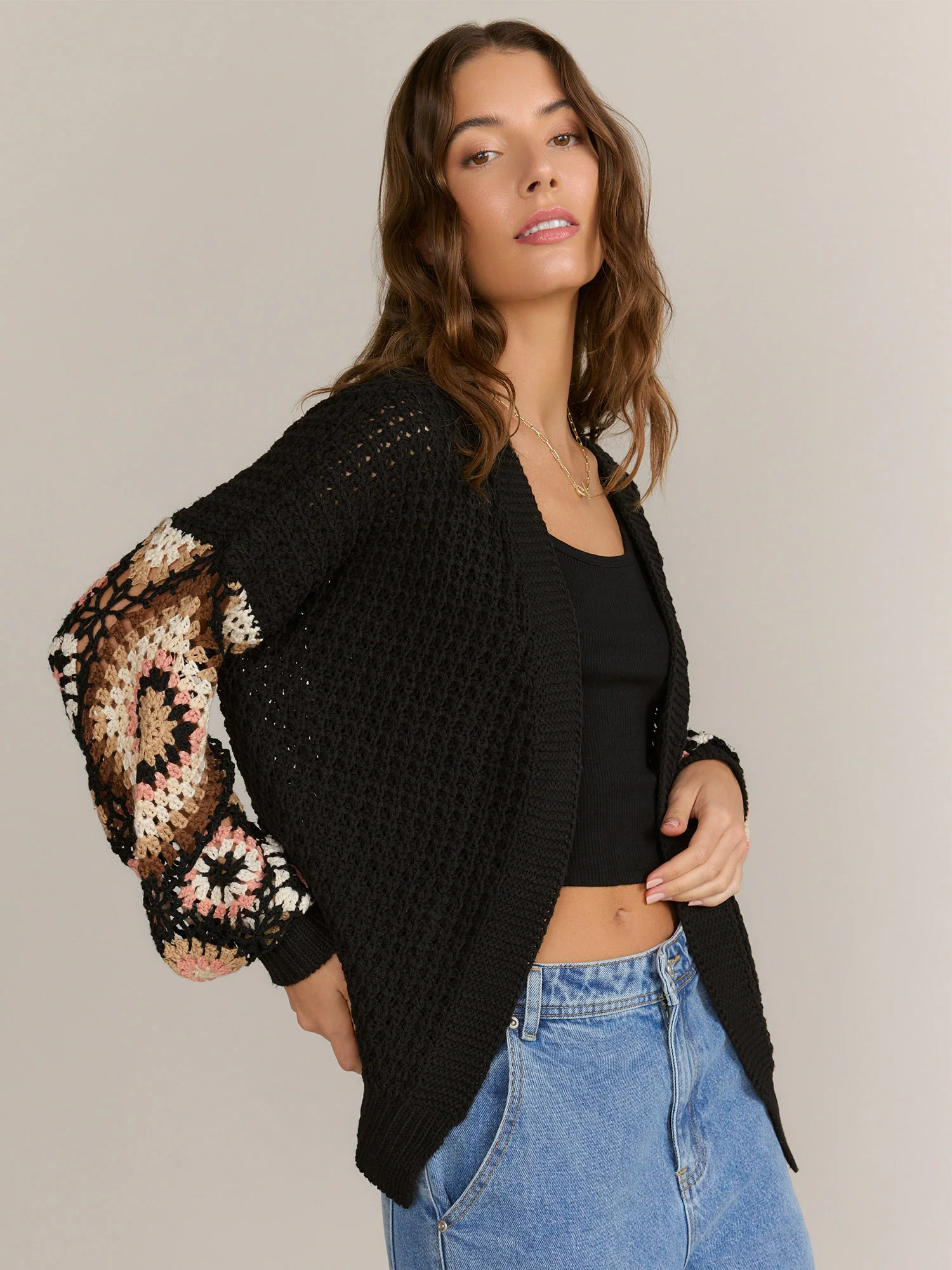 Dreamers Crochet Square Cardigan - Brands We Love - Image 3