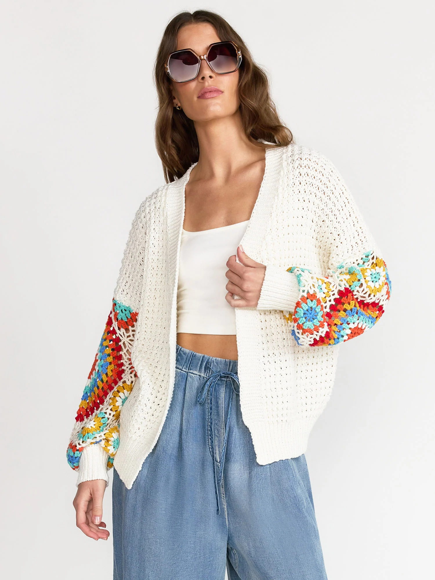 Dreamers Crochet Square Cardigan - Brands We Love - Image 6