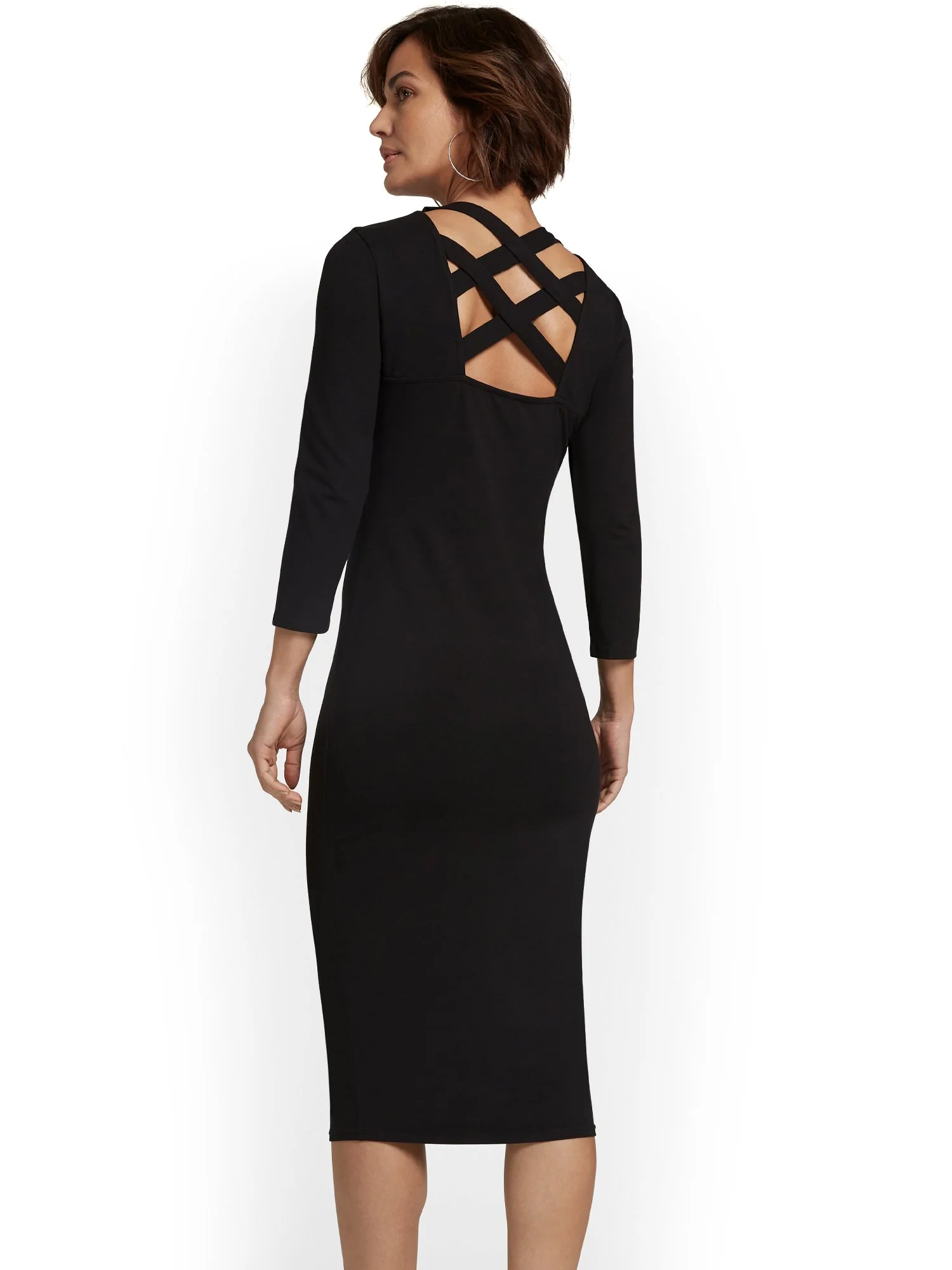 Cross-Back City Tee Dress - Image 3