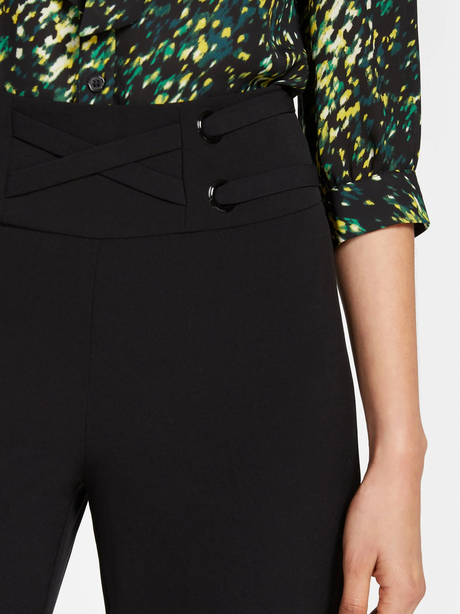 Cross-Belt Wide-Leg Pant - Essential Stretch - Image 4