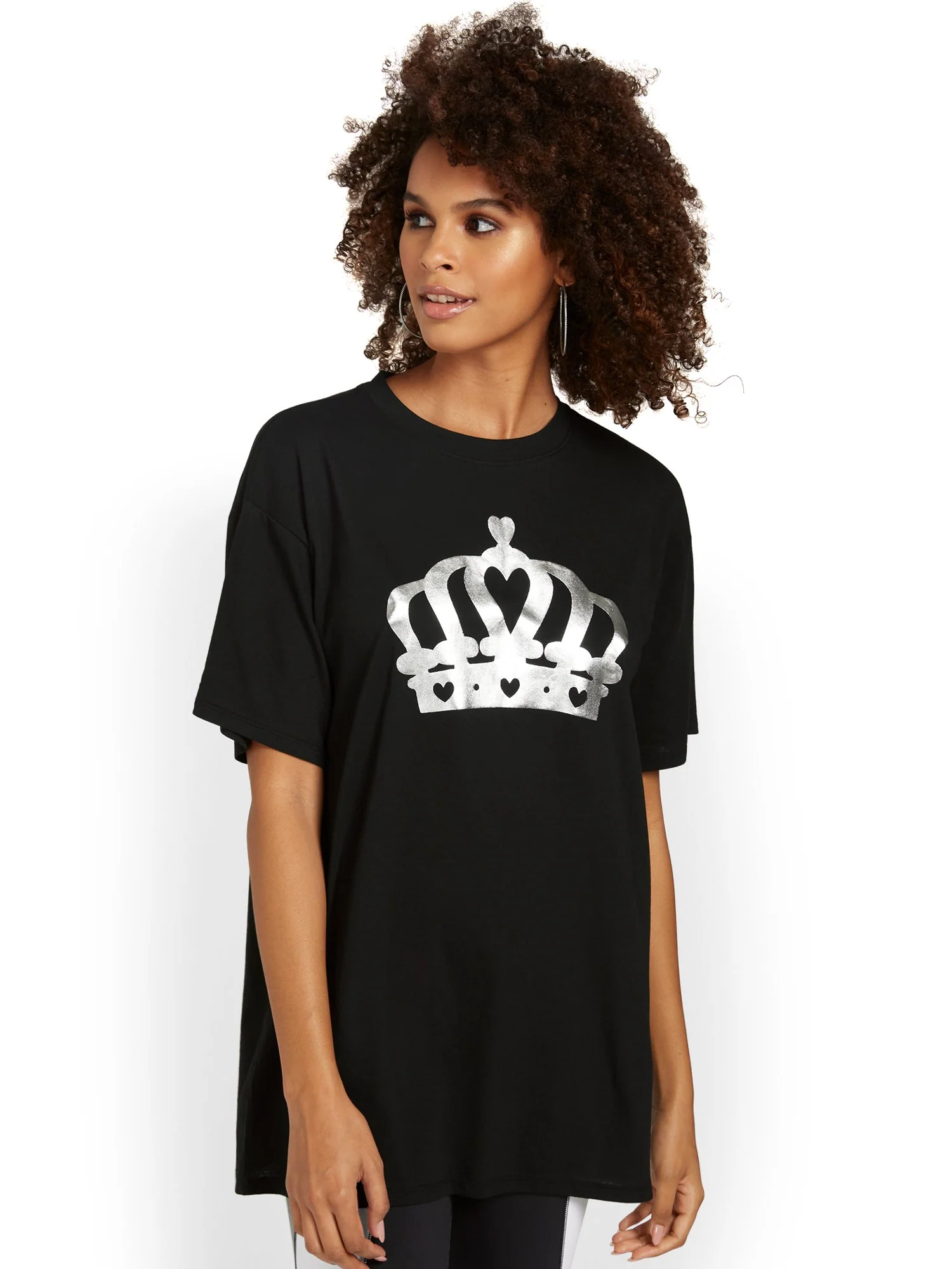 Crown Oversized Graphic Tee