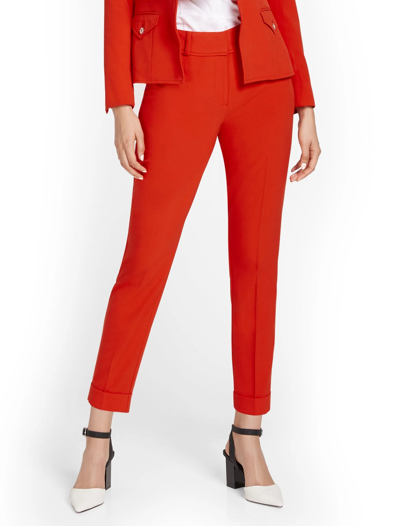 Cuffed Ankle Pant - Essential Stretch - 7th Avenue - Image 10