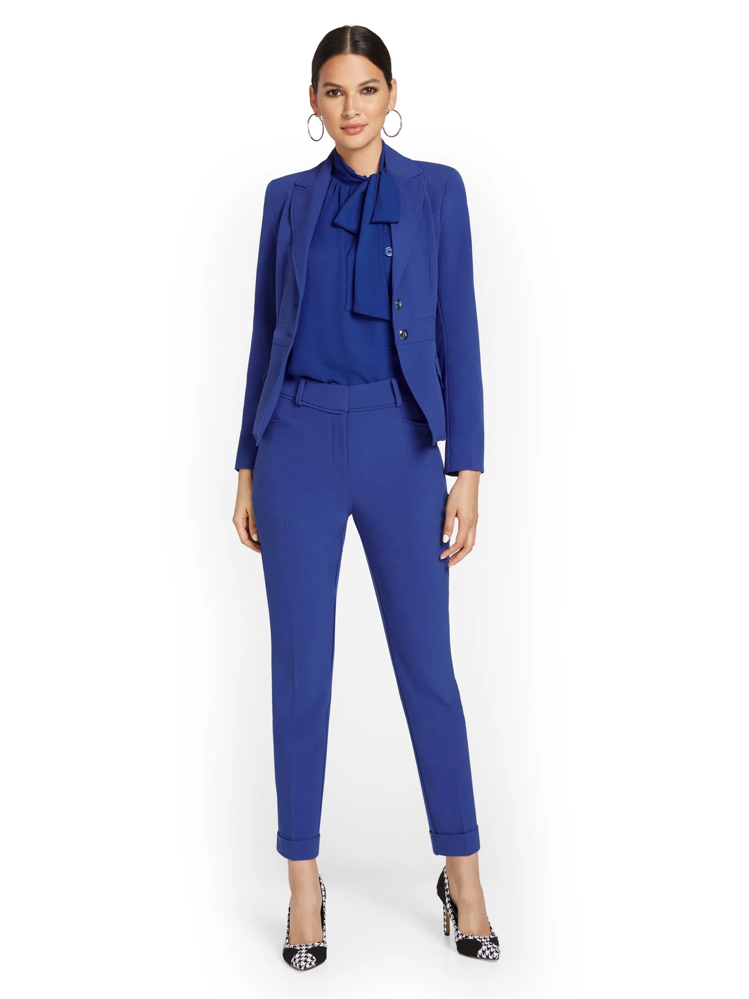 Cuffed Ankle Pant - Essential Stretch - 7th Avenue - Image 16