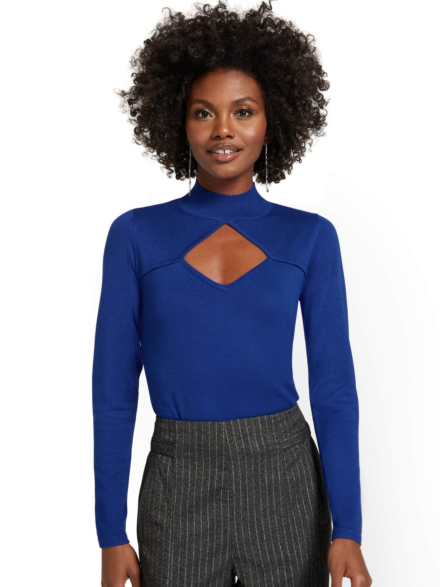 Cut-Out Sweater