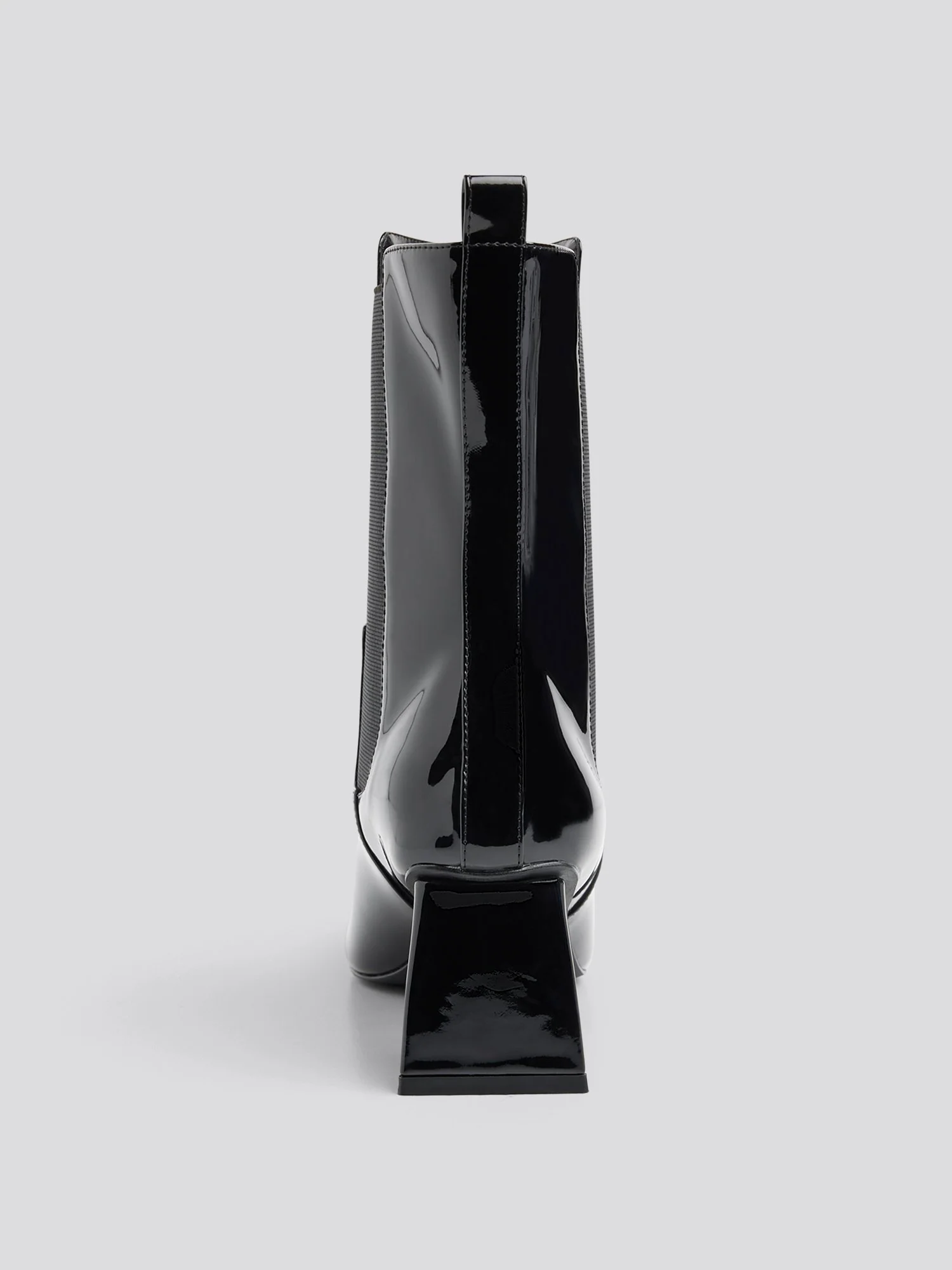 Danica Patent Leather Mid Wide Calf Boots - Image 6
