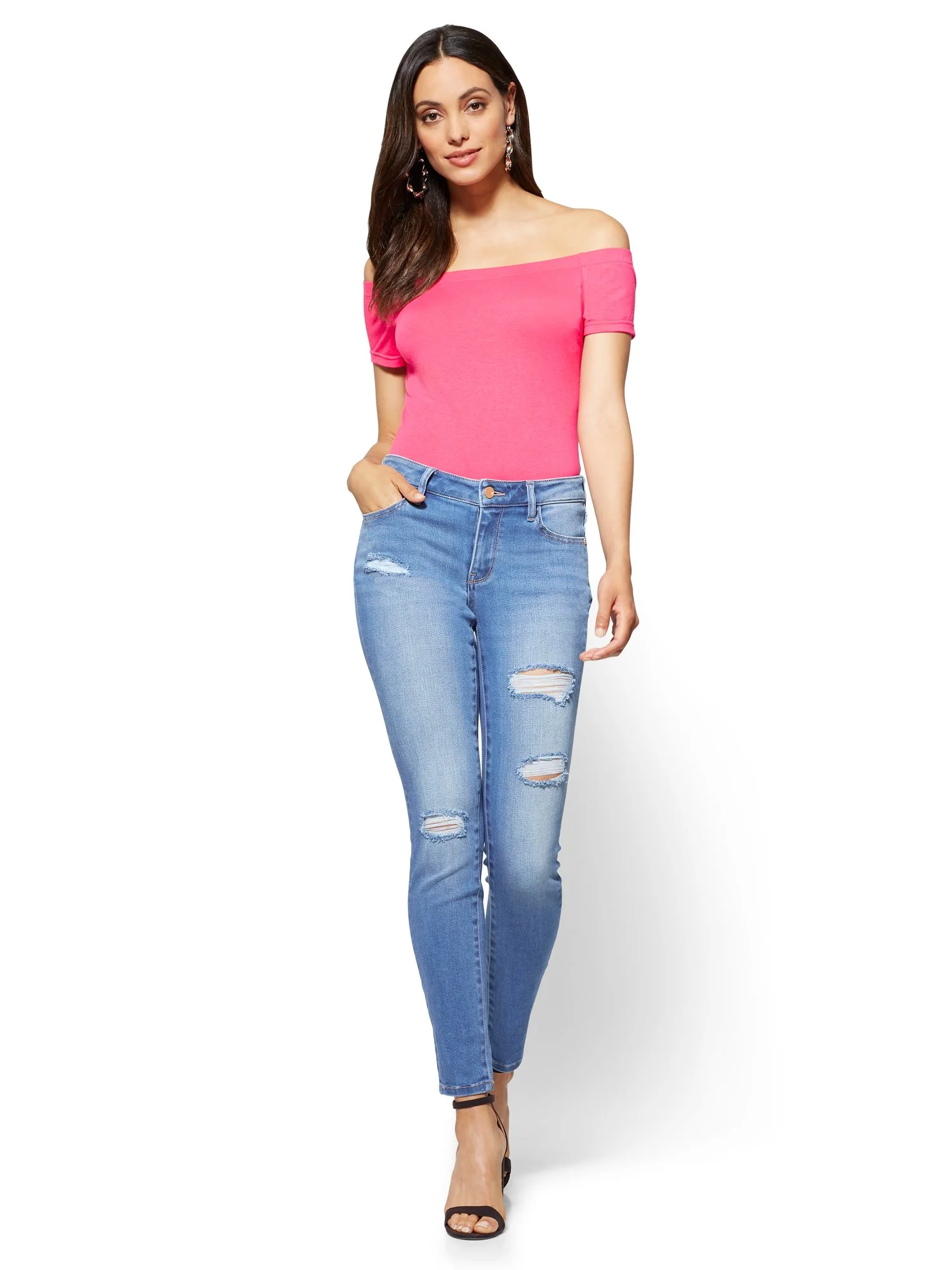 Destroyed Curvy Legging - Image 4
