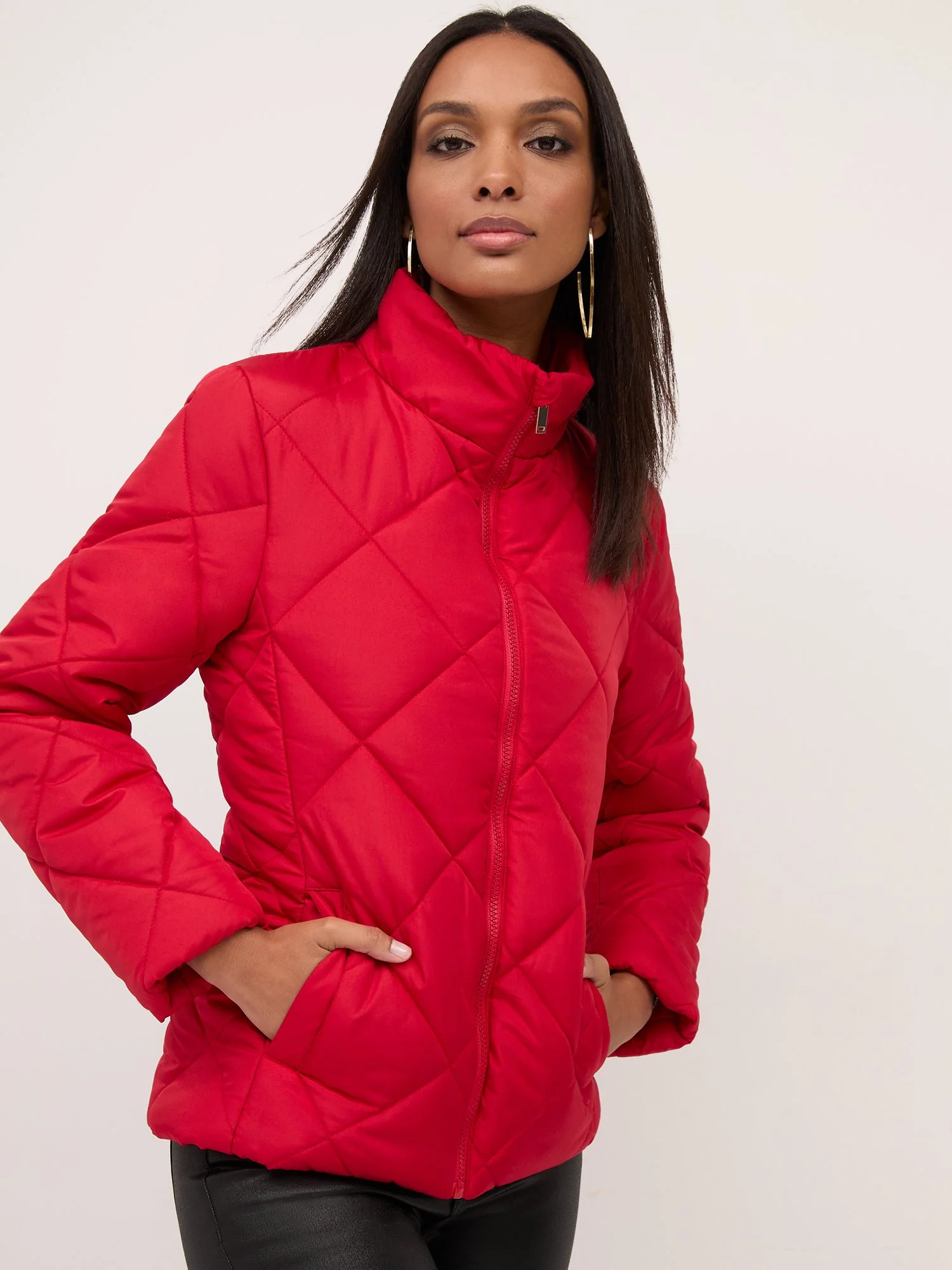 Diamond-Quilted Puffer Jacket - Image 13