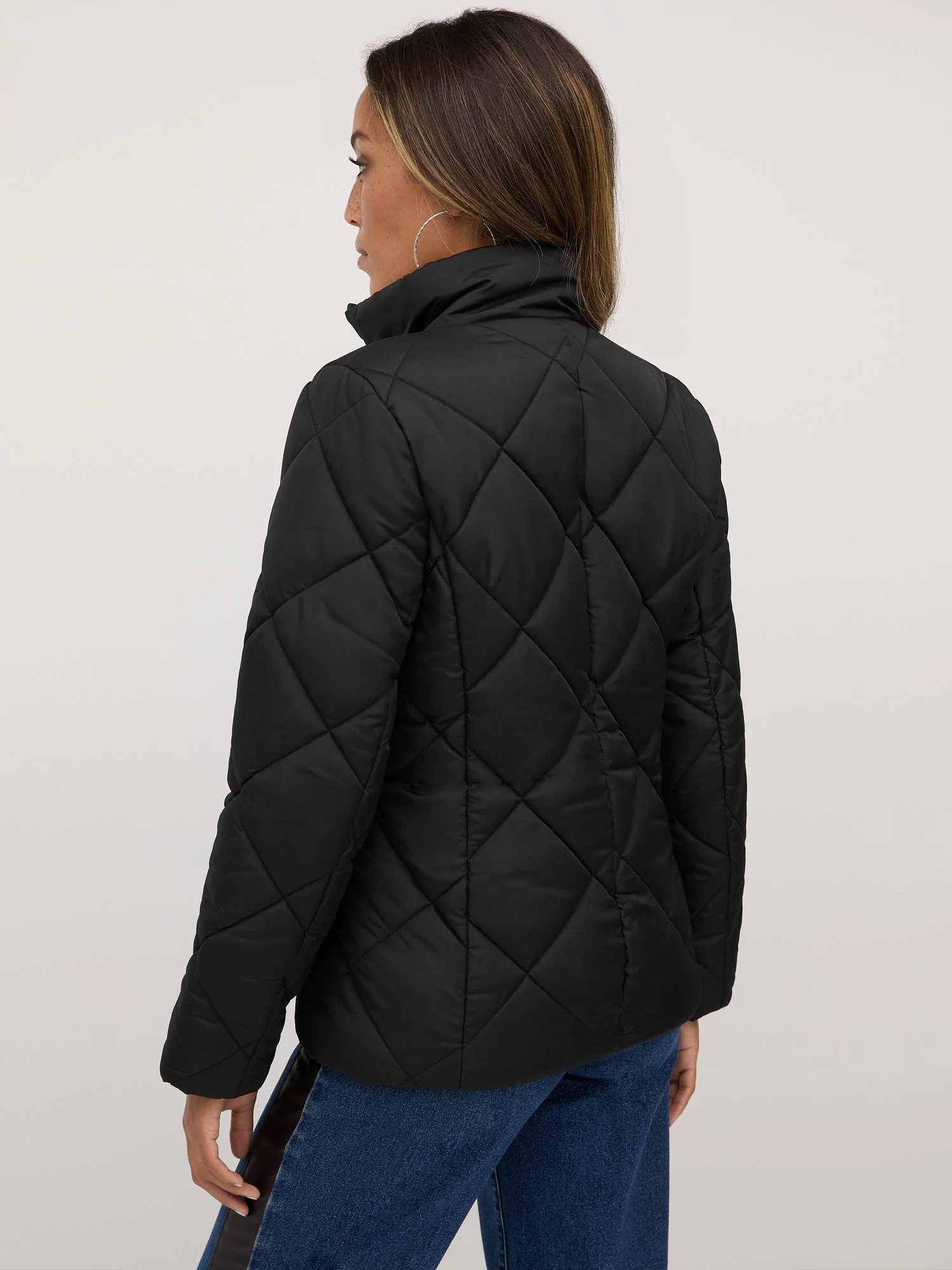 Diamond-Quilted Puffer Jacket - Image 3