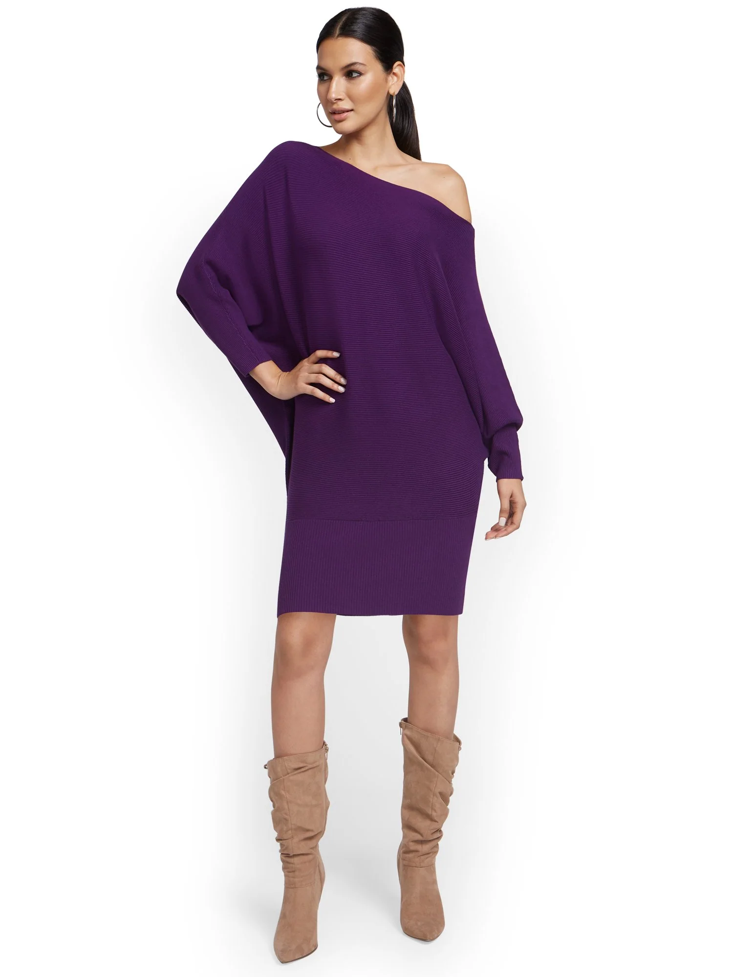 Dolman Sweater Dress - Image 11