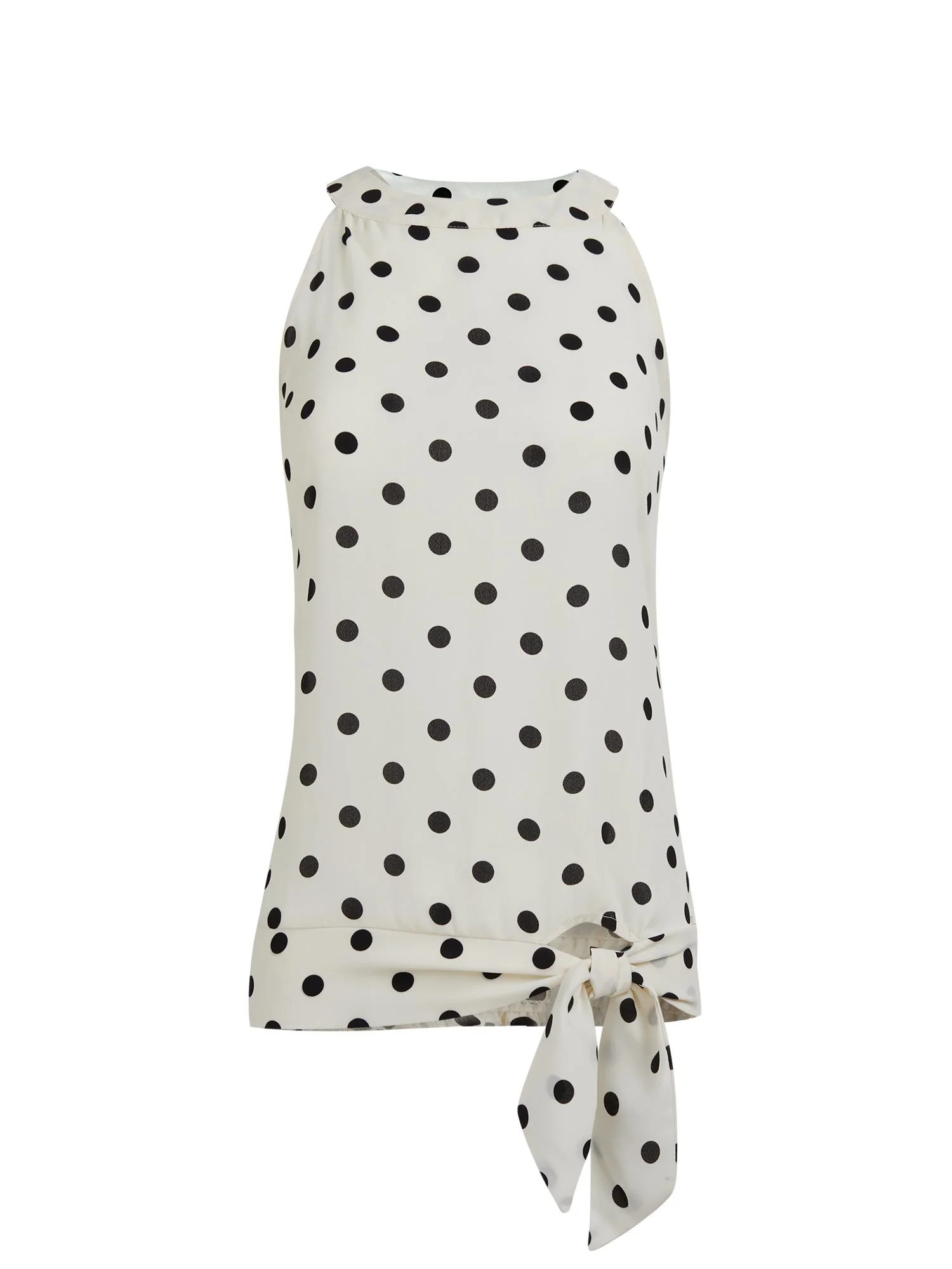 Dot-Print Halter Top - Image 6
