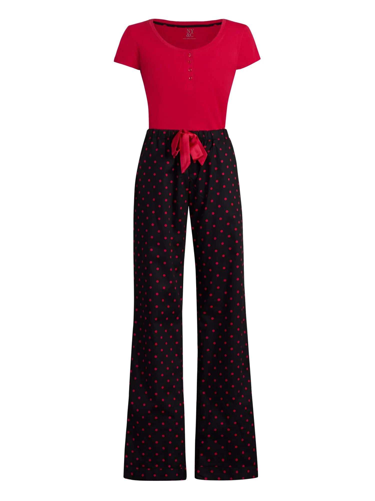Dot-Print Pajama Set - Image 2