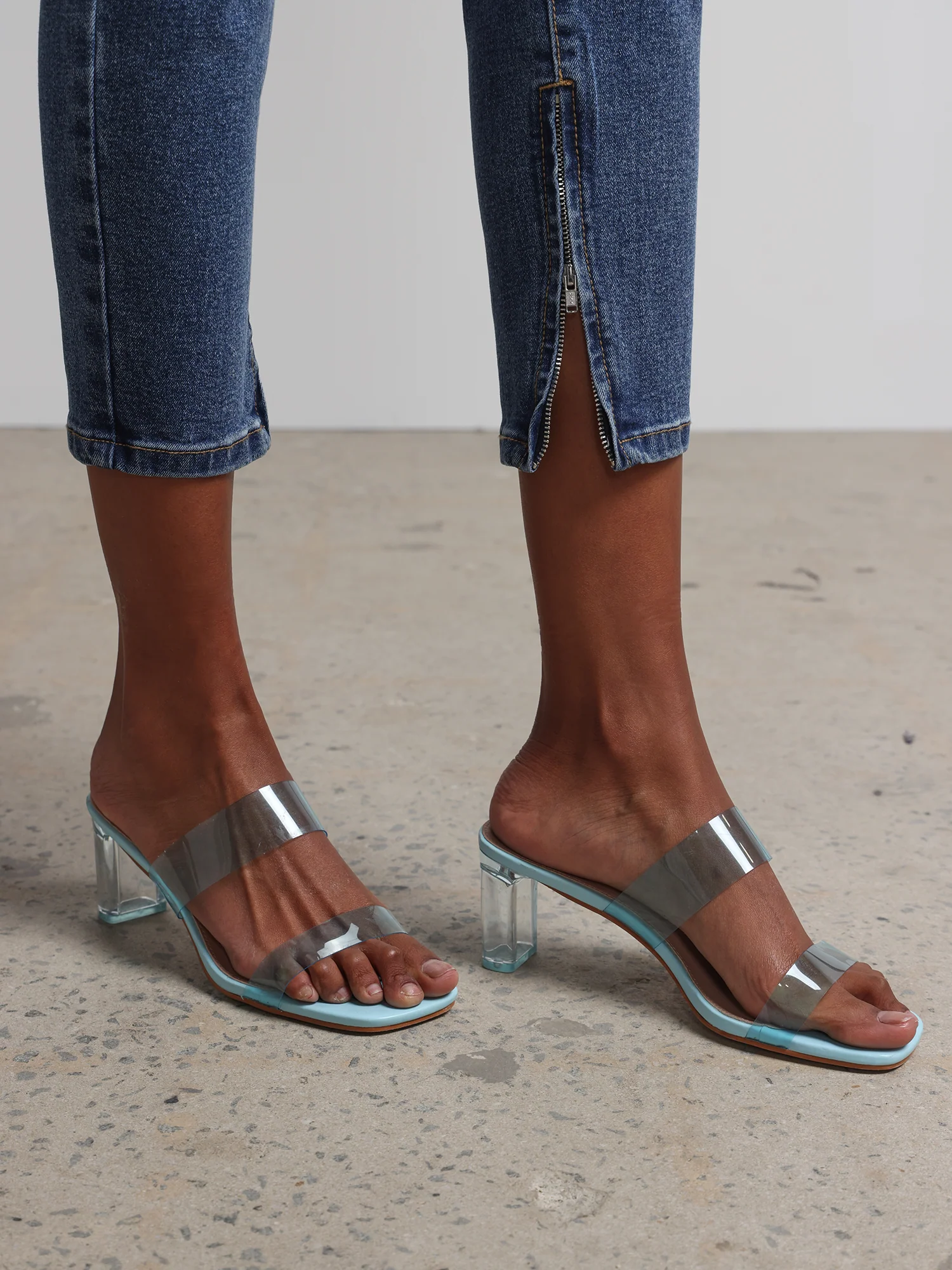 Double-Band Lucite Mule - Image 12