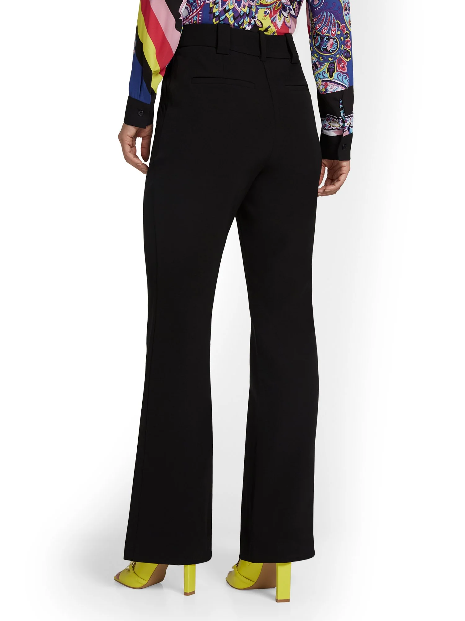 Double-Button Wide-Leg Pant - Image 3