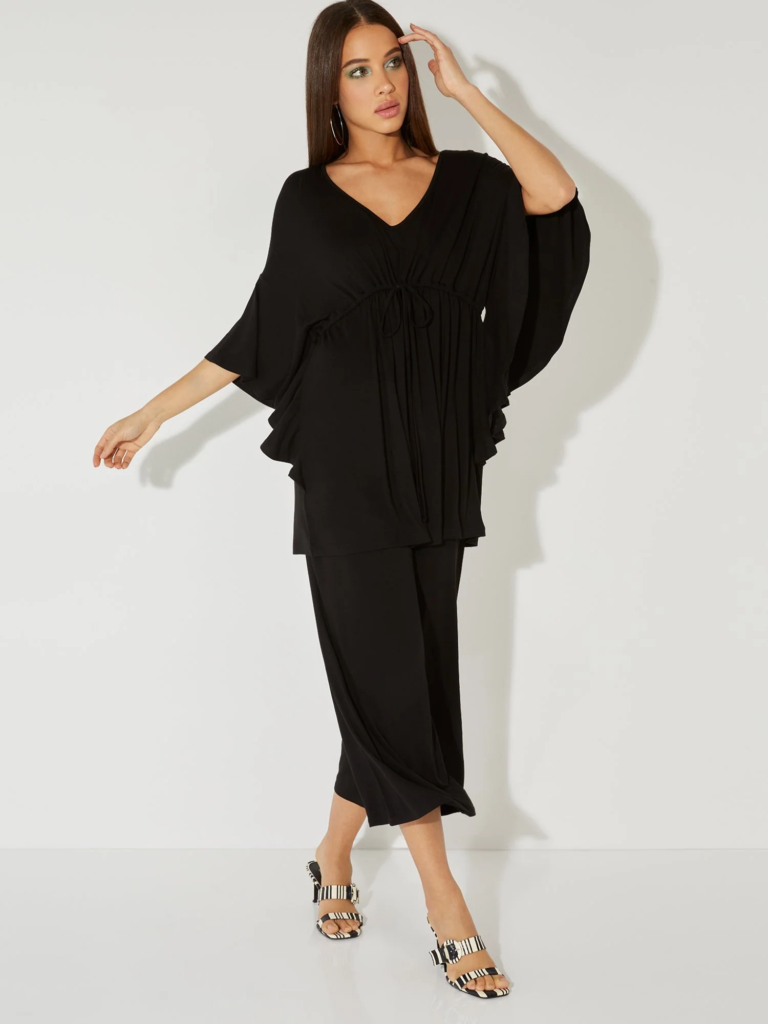 Drawstring Kimono Top - NY&C Style System