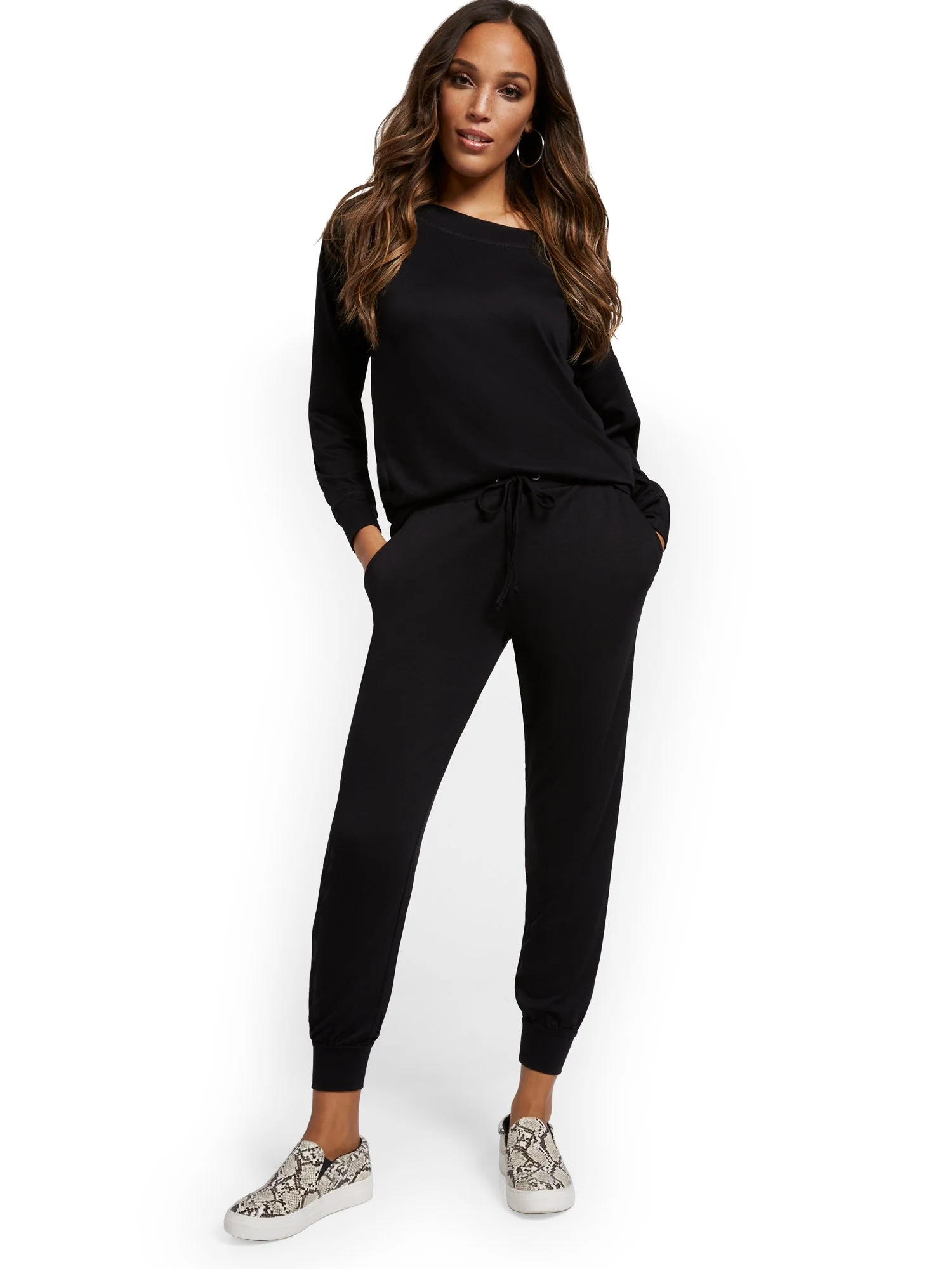 Dreamy French Terry Drawstring Jogger Pant - Image 4