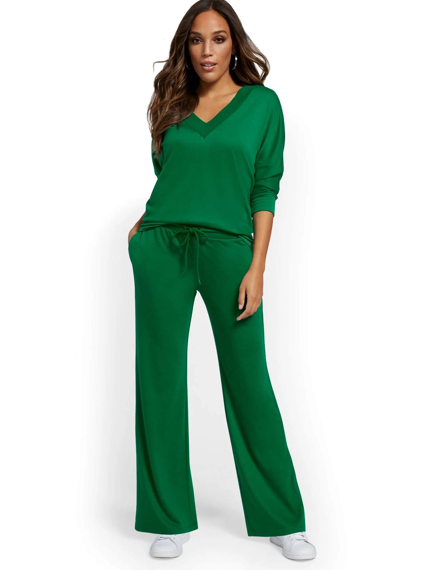 Dreamy French Terry Wide-Leg Pant - Image 16