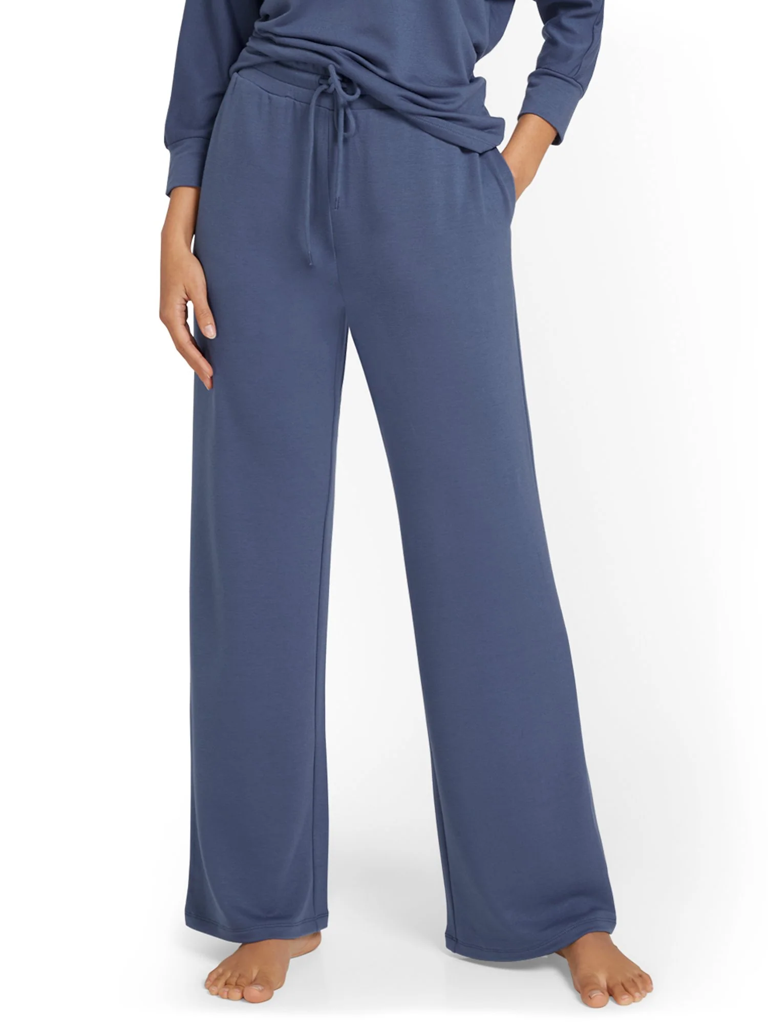 Dreamy French Terry Wide-Leg Pant - Image 7