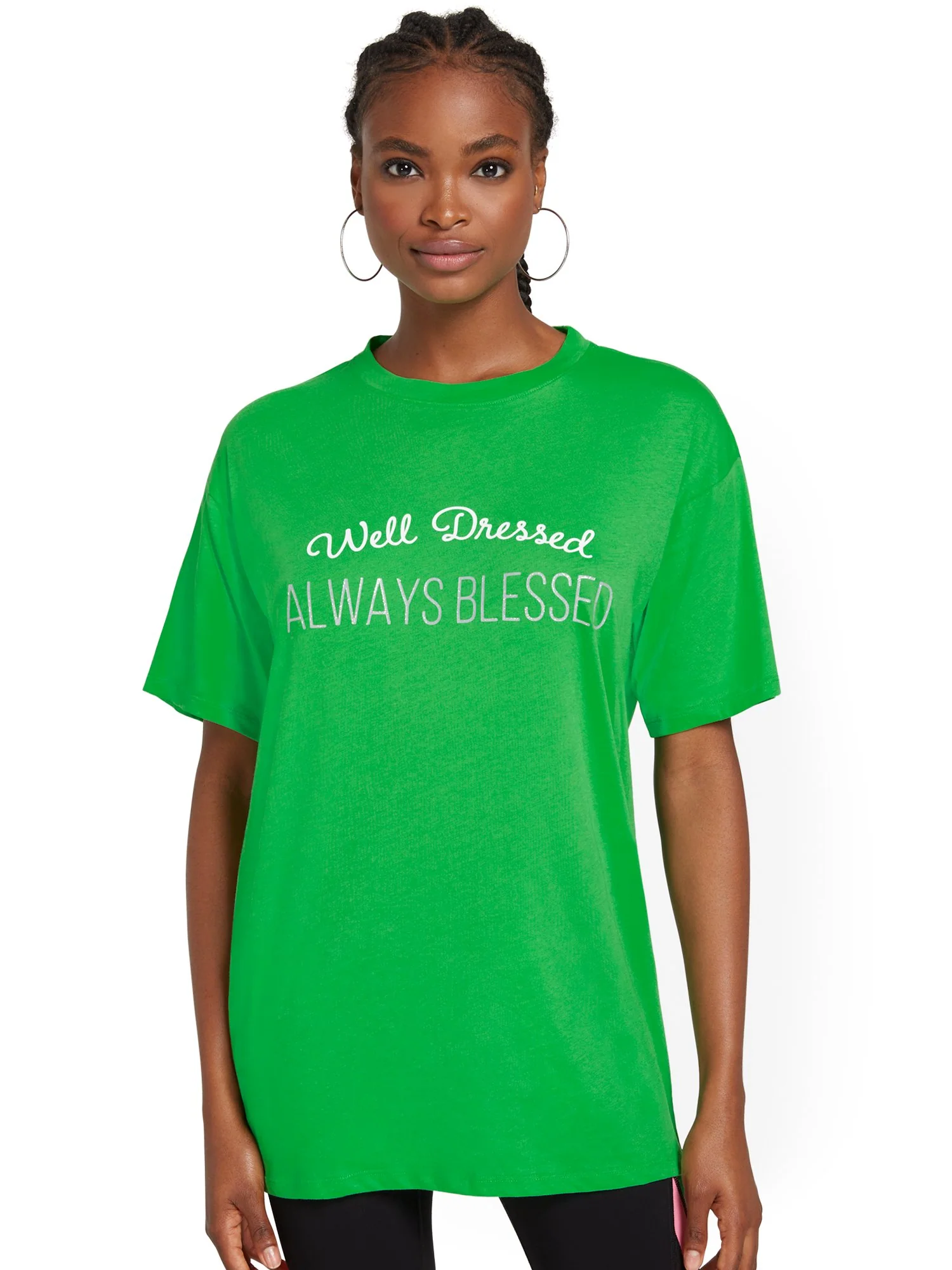 Dressed & Blessed Oversized Tee - Image 5