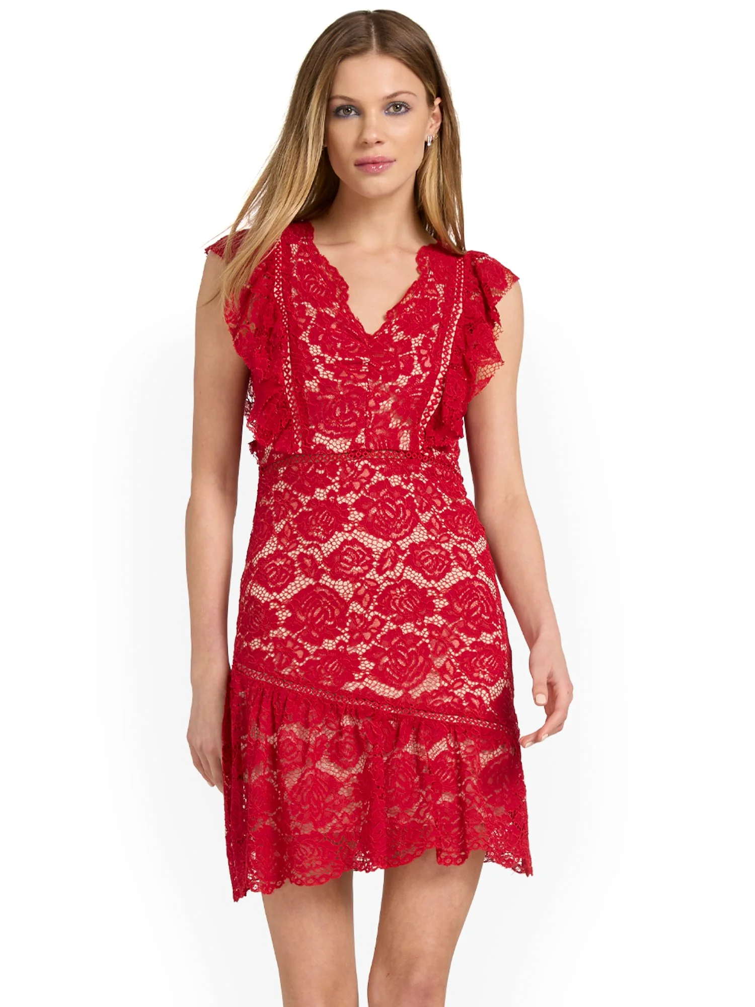 Lena Drop-Waist Lace Dress - Brands We Love - Image 2