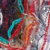 Earth Tone Multi Yarn Fringe Scarf - Sweet Pea - Image 3