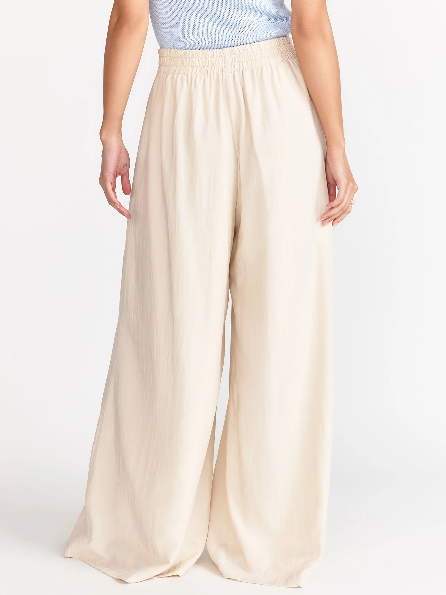 Elastic Waist Wide Leg Pant - DO+BE - Image 4