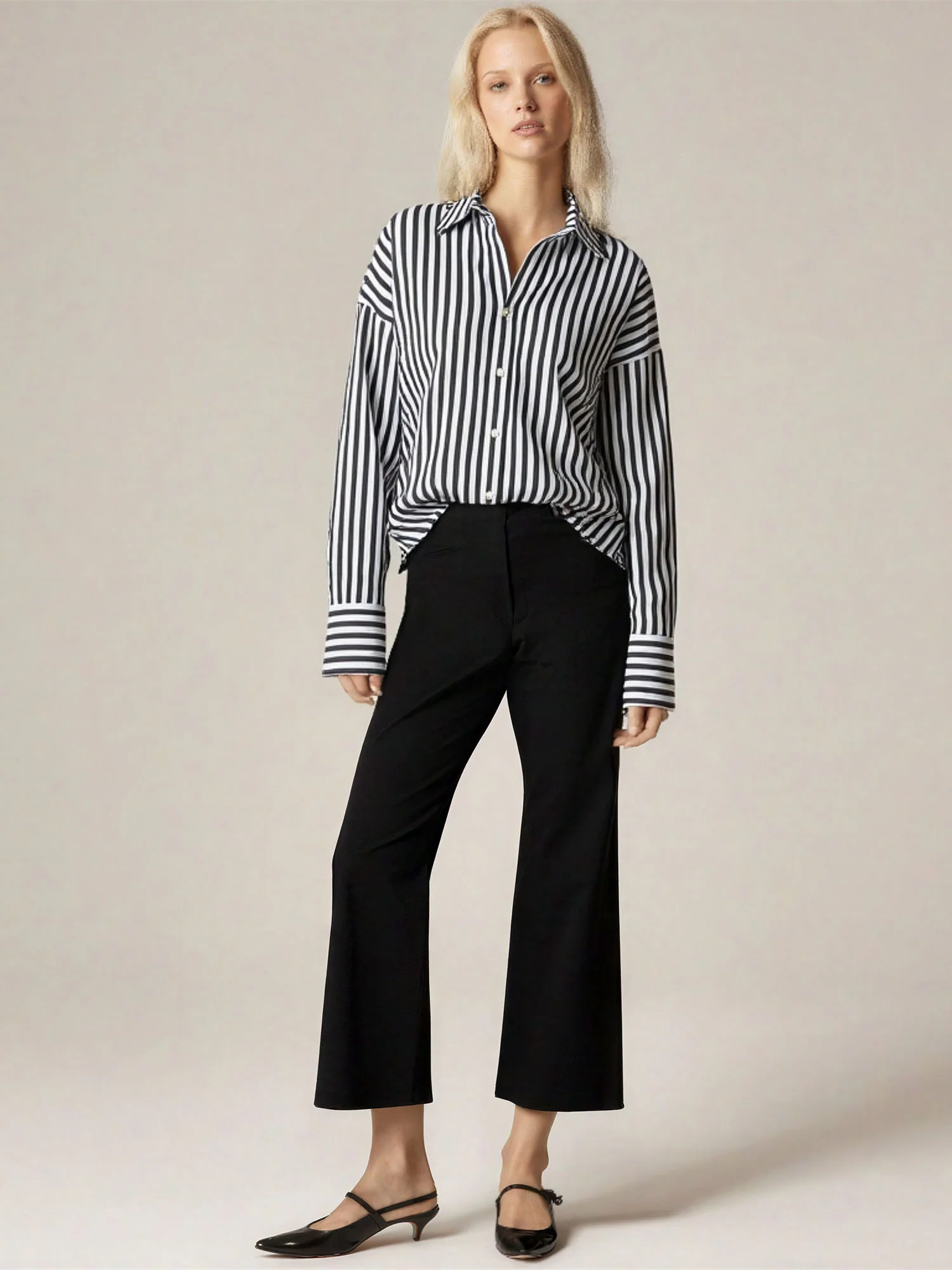 Eliza Kick Crop Flare Pant - Image 3
