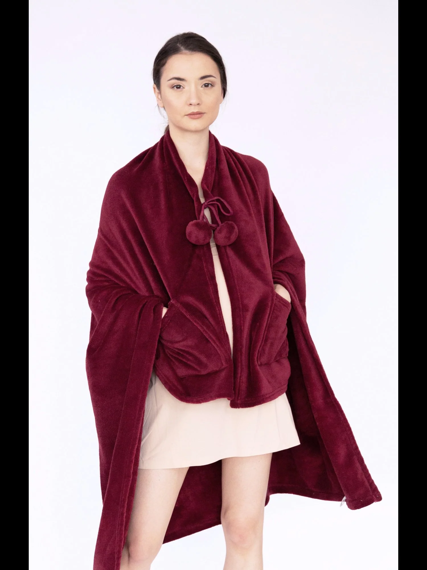 Elke Faux-Fur Fleece Wrap Robe - NY&C x Chic Home - Image 12