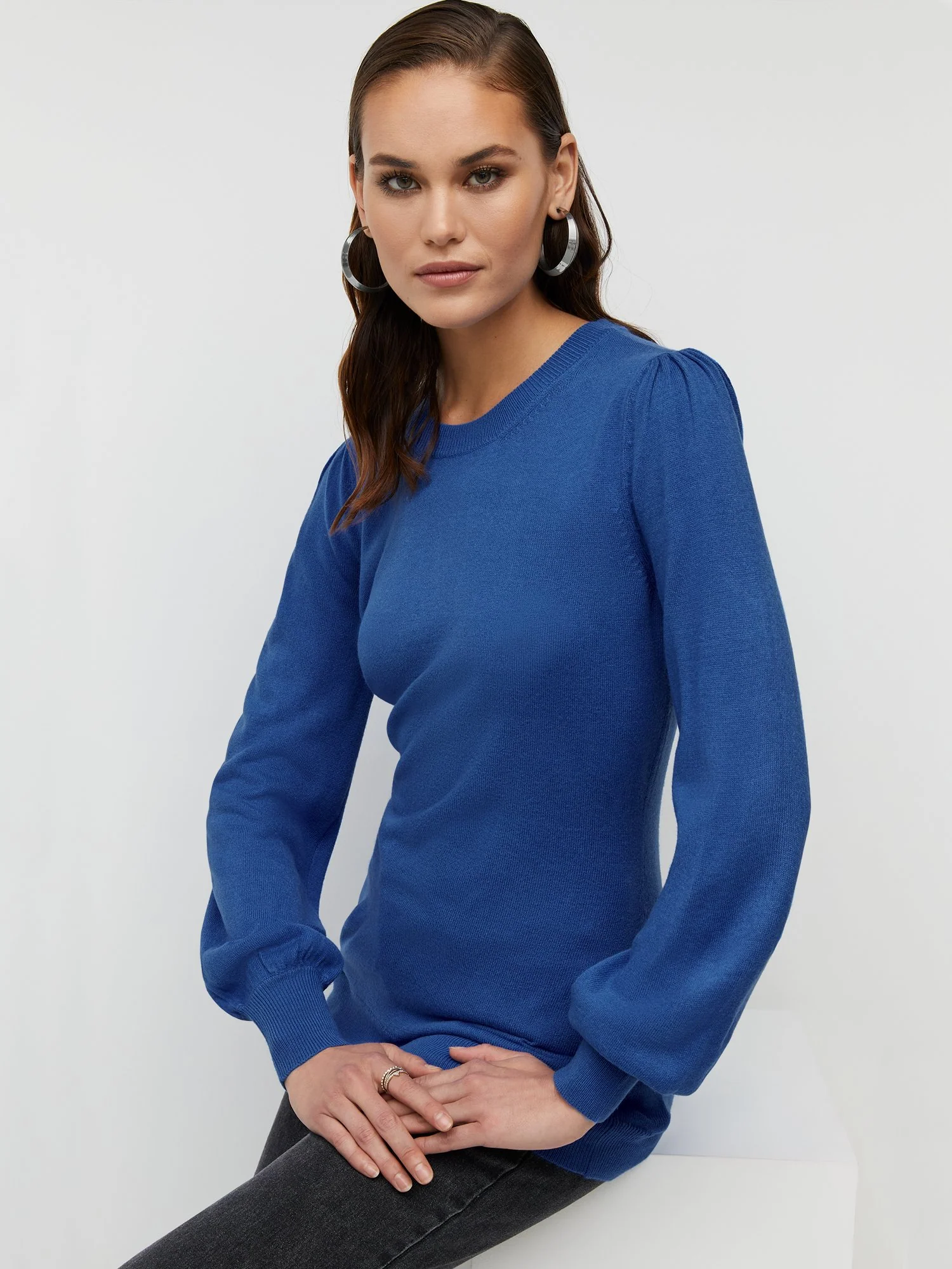 Essential Puff-Sleeve Sweater - Image 15