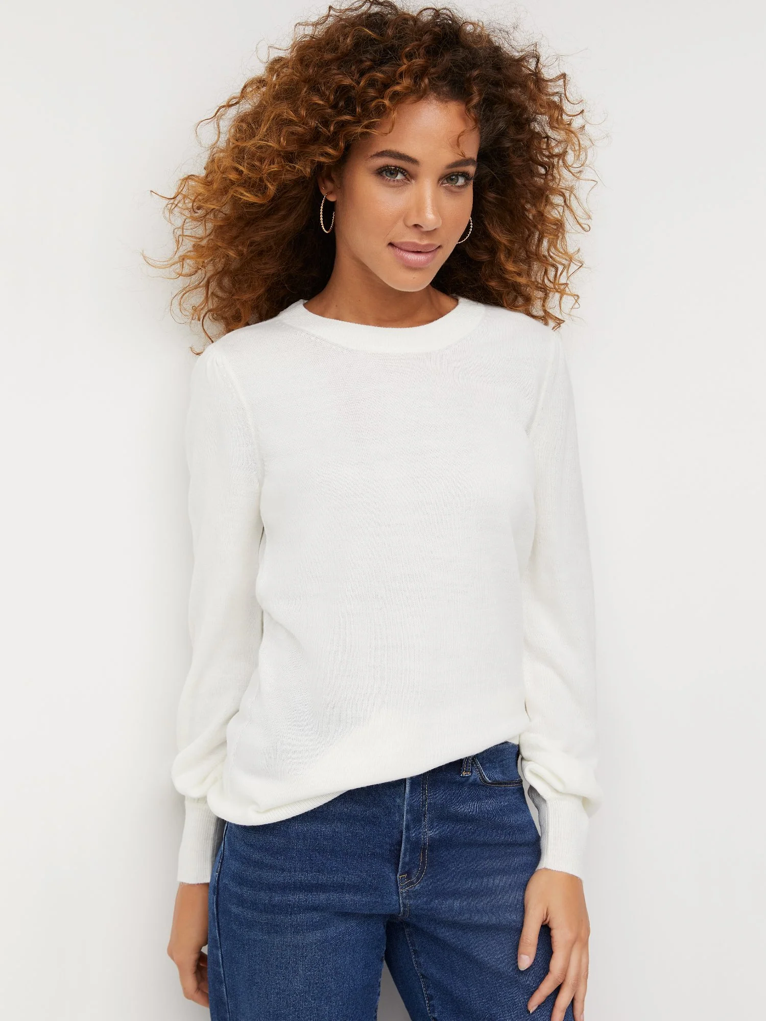 Essential Puff-Sleeve Sweater - Image 21