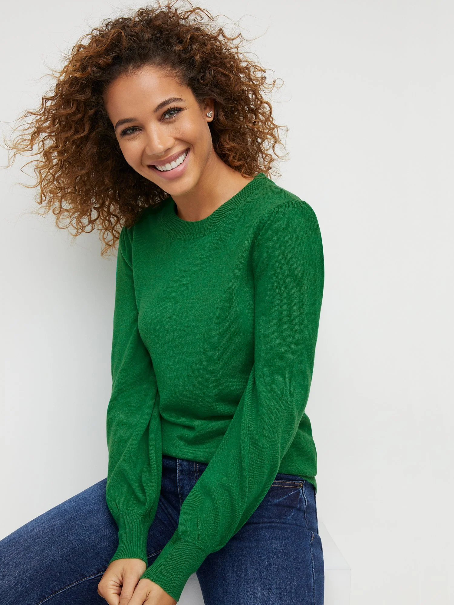 Essential Puff-Sleeve Sweater - Image 6
