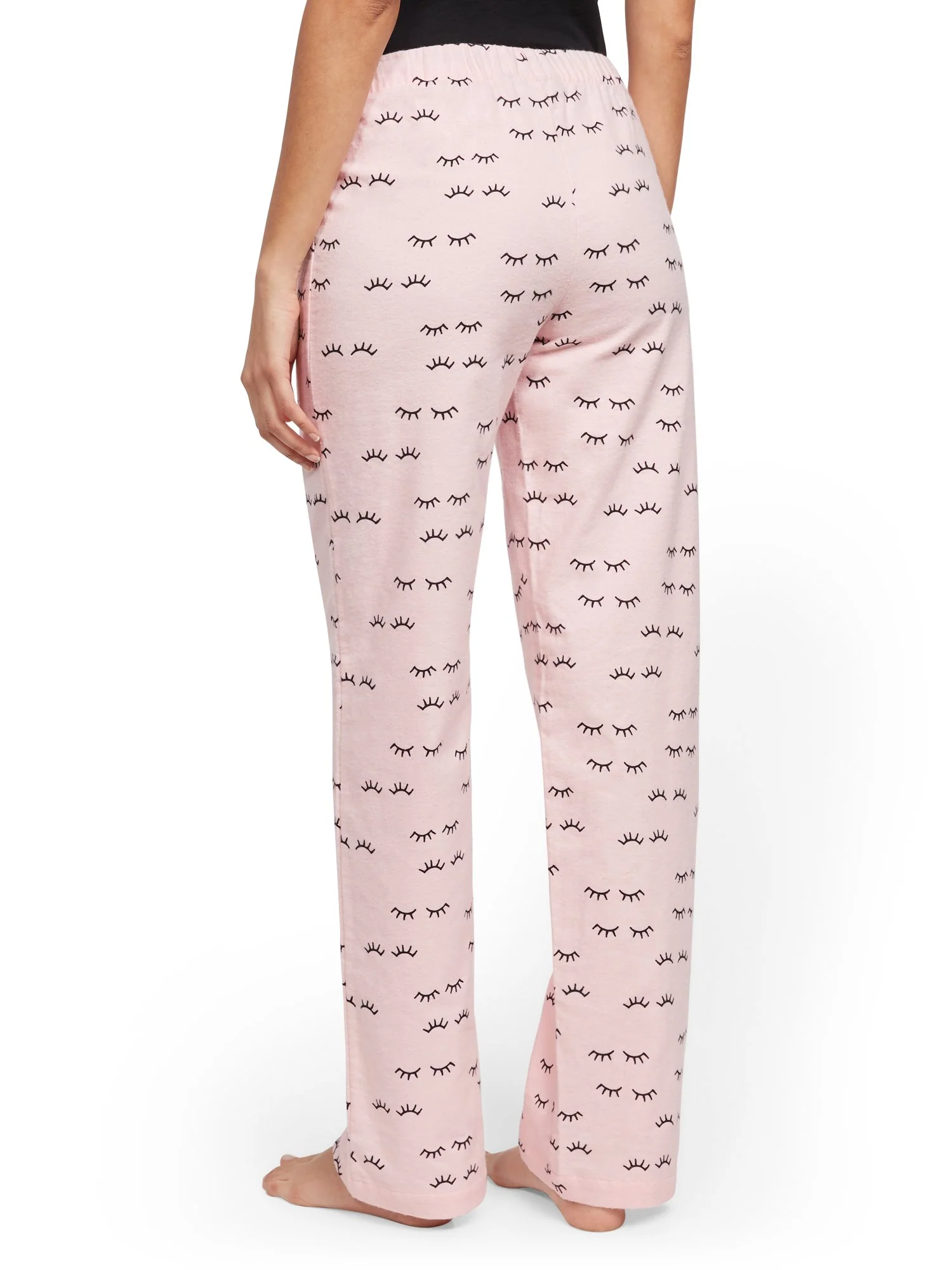 Eyelash-Print Pajama Pant - Image 3