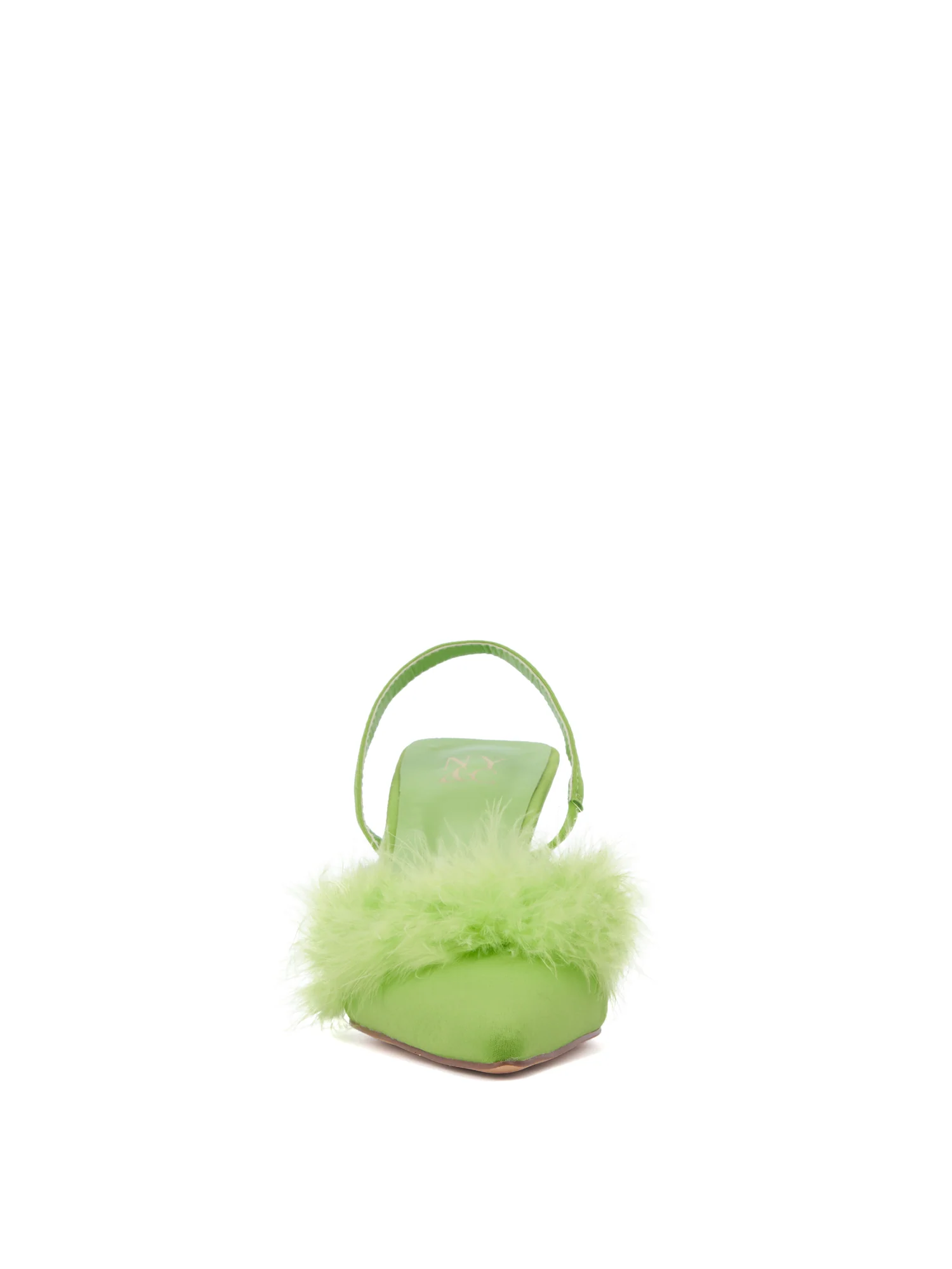 Feather-Embellished Slingback Heel - Image 11